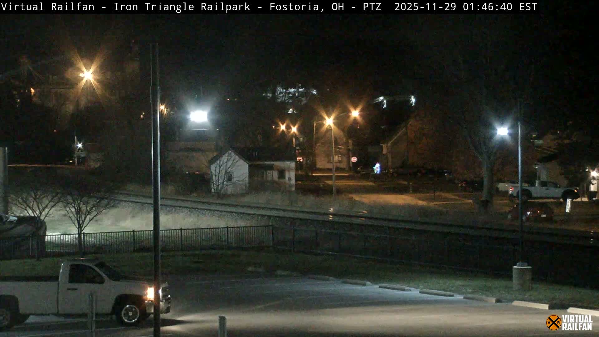 Fostoria Iron Triangle Railpark  & Railroad Crossing Live Cam -Fostoria , Seneca, Ohio, USA