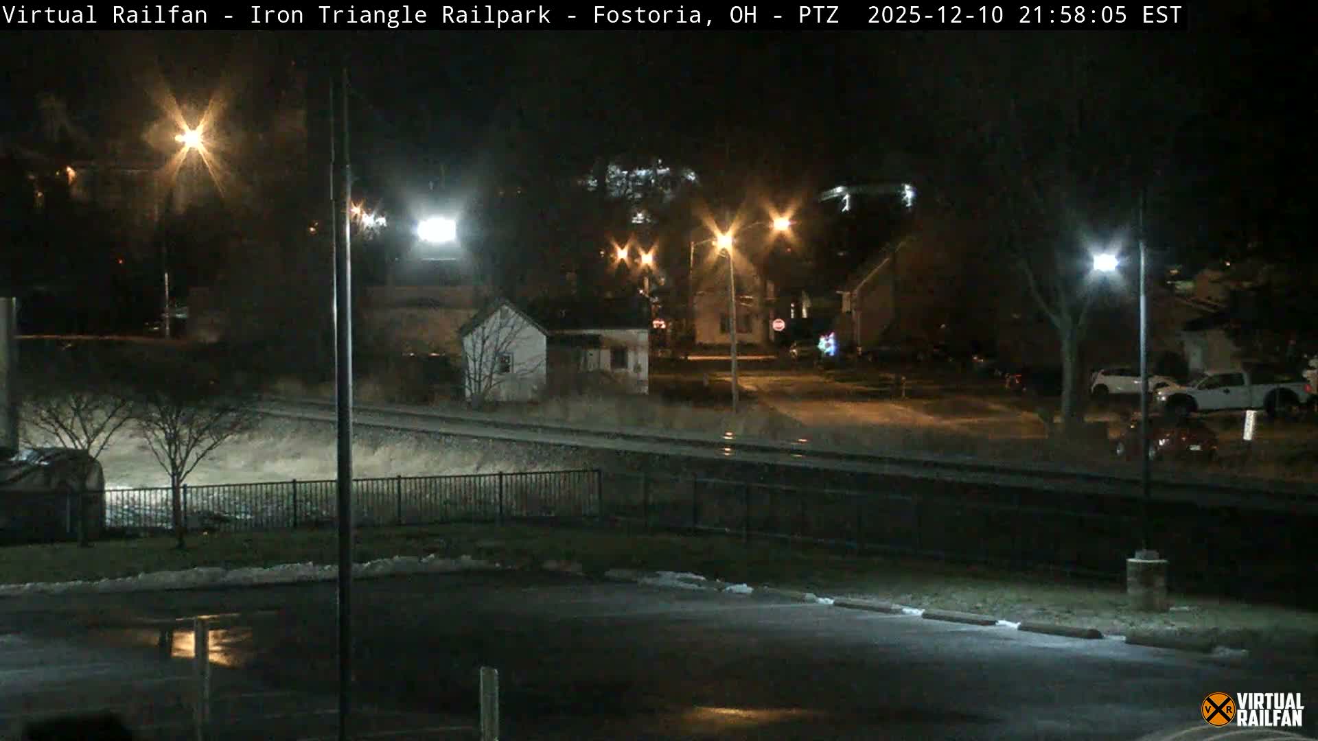 Fostoria Iron Triangle Railpark  & Railroad Crossing Live Cam -Fostoria , Seneca, Ohio, USA