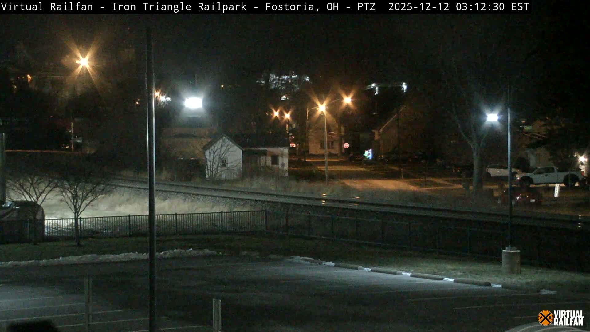 Fostoria Iron Triangle Railpark  & Railroad Crossing Live Cam -Fostoria , Seneca, Ohio, USA
