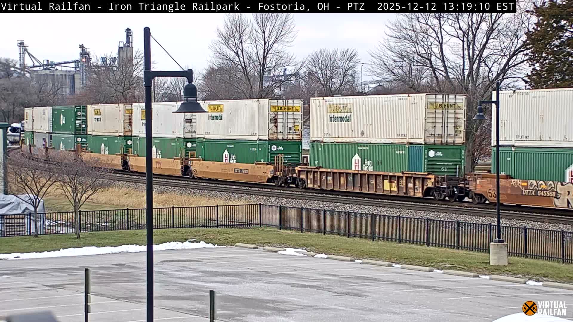 Fostoria Iron Triangle Railpark  & Railroad Crossing Live Cam -Fostoria , Seneca, Ohio, USA