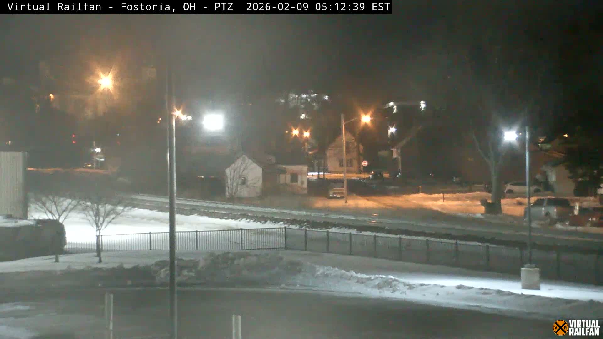 Fostoria Iron Triangle Railpark  & Railroad Crossing Live Cam -Fostoria , Seneca, Ohio, USA