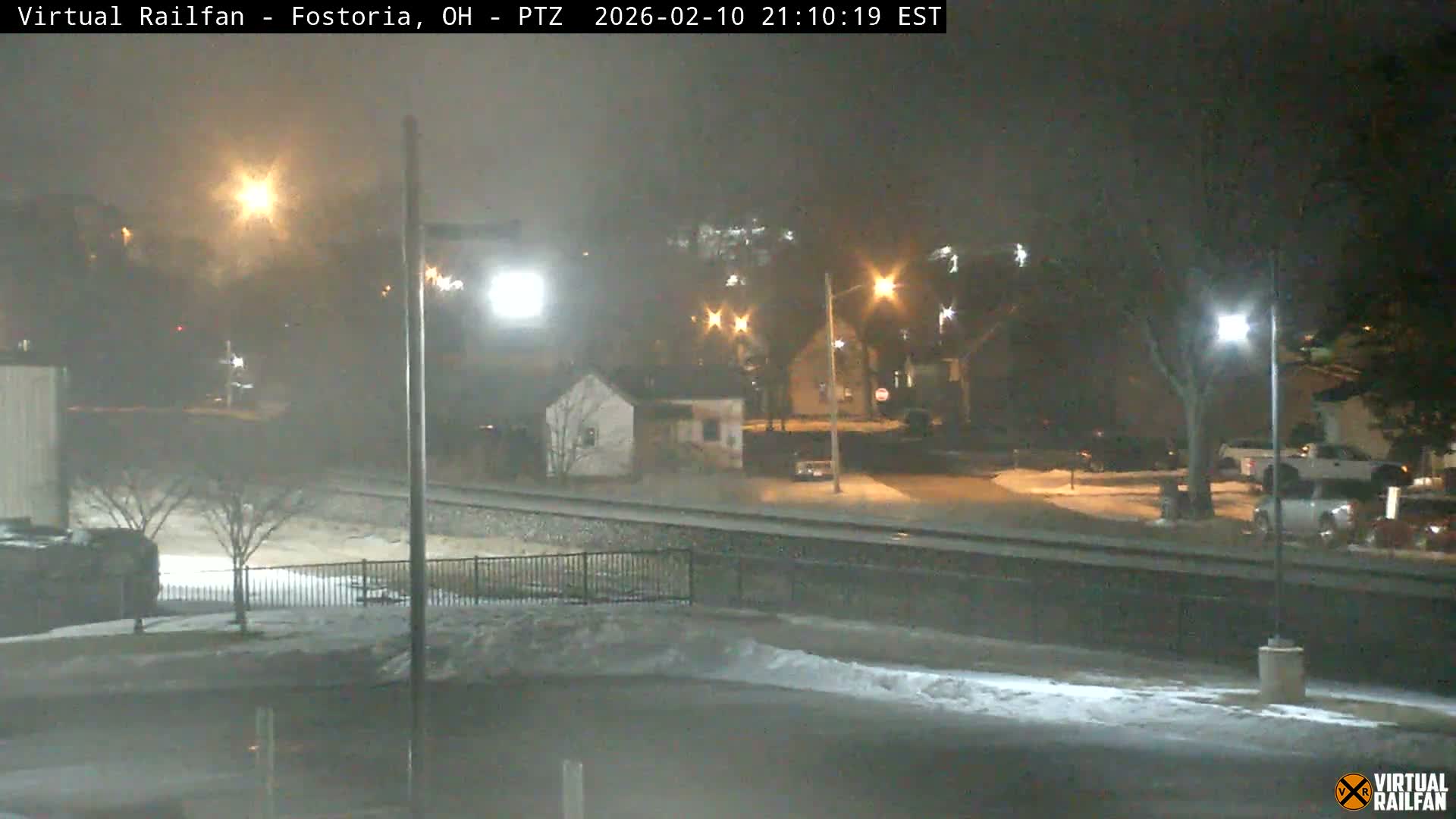 Fostoria Iron Triangle Railpark  & Railroad Crossing Live Cam -Fostoria , Seneca, Ohio, USA