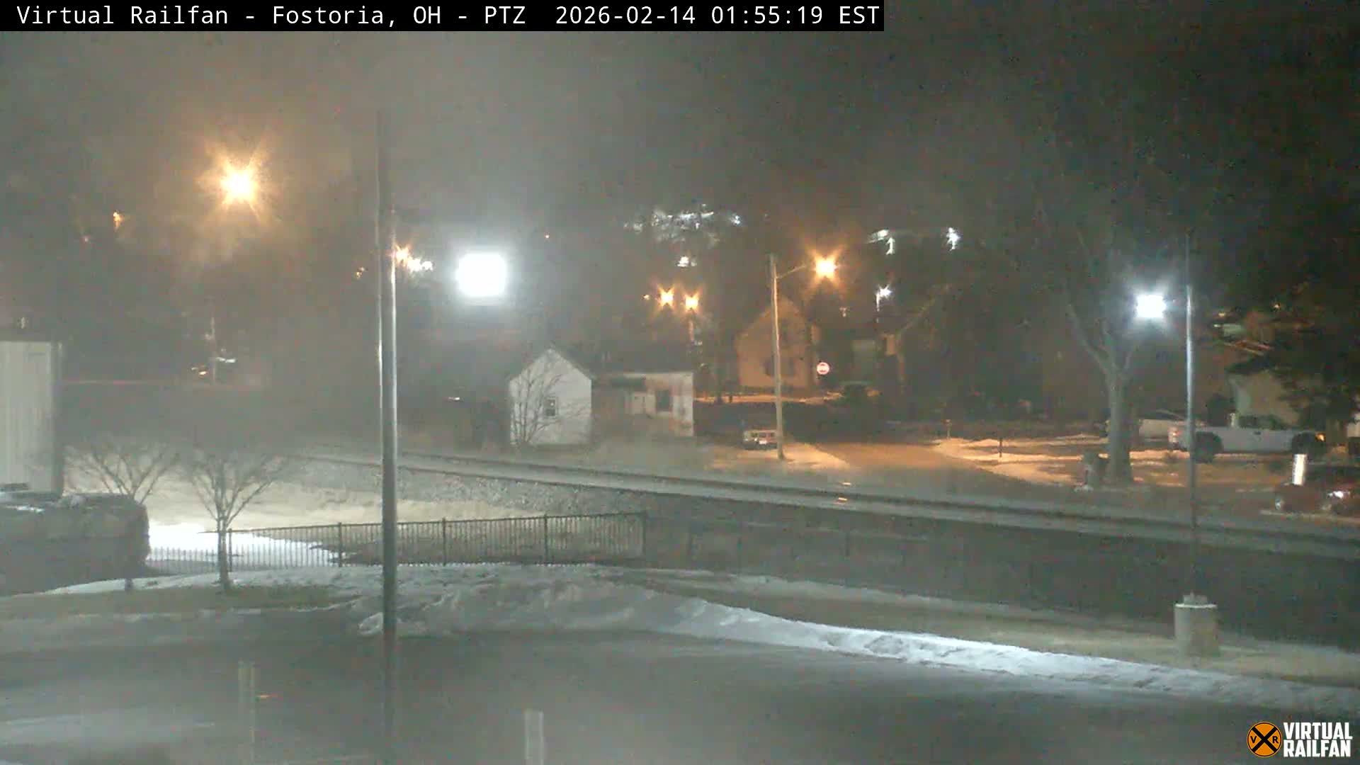 Fostoria Iron Triangle Railpark  & Railroad Crossing Live Cam -Fostoria , Seneca, Ohio, USA
