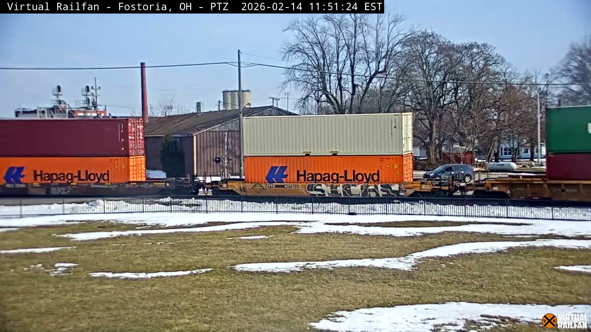 Fostoria Iron Triangle Railpark  & Railroad Crossing Live Cam -Fostoria , Seneca, Ohio, USA
