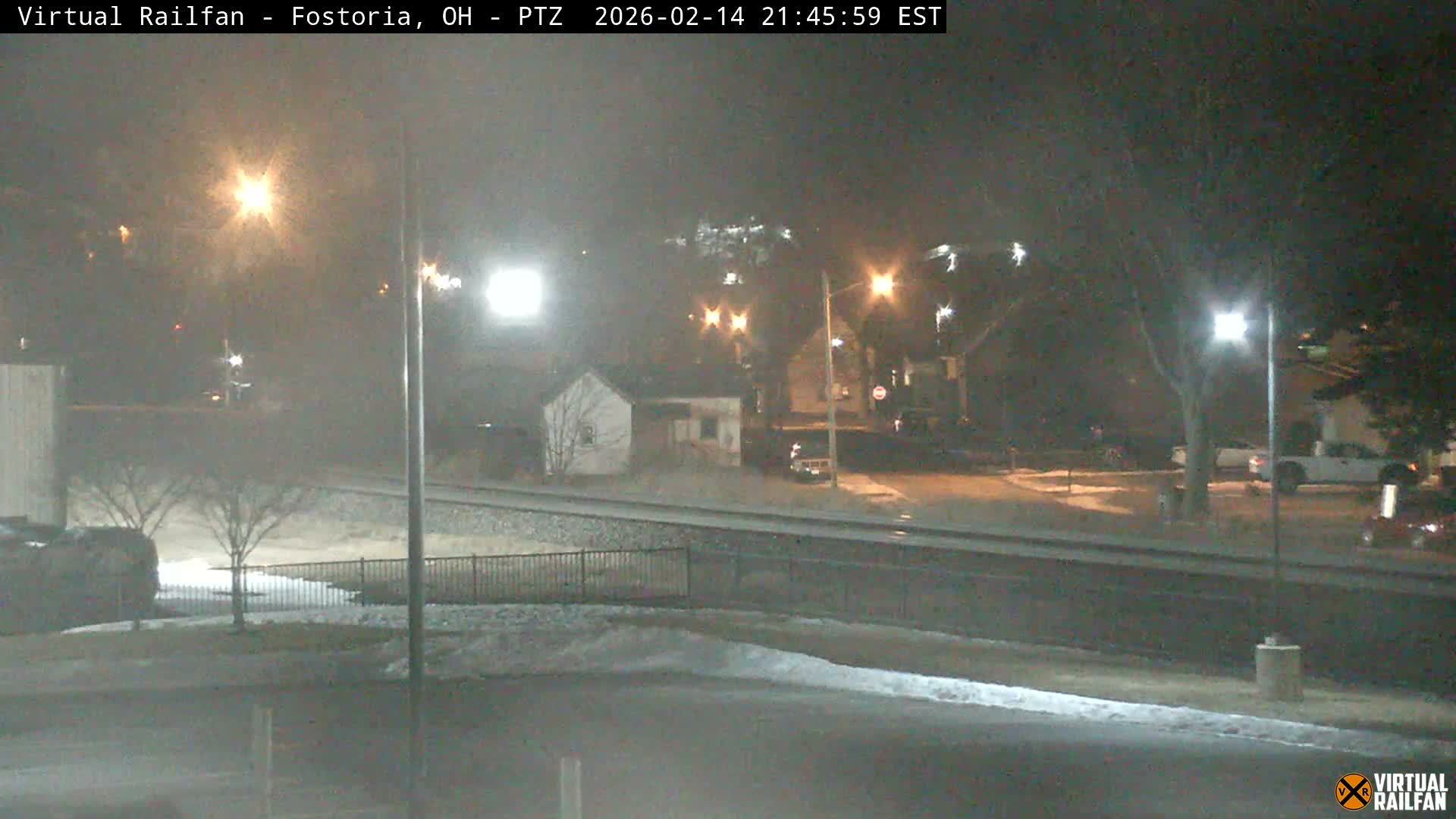 Fostoria Iron Triangle Railpark  & Railroad Crossing Live Cam -Fostoria , Seneca, Ohio, USA