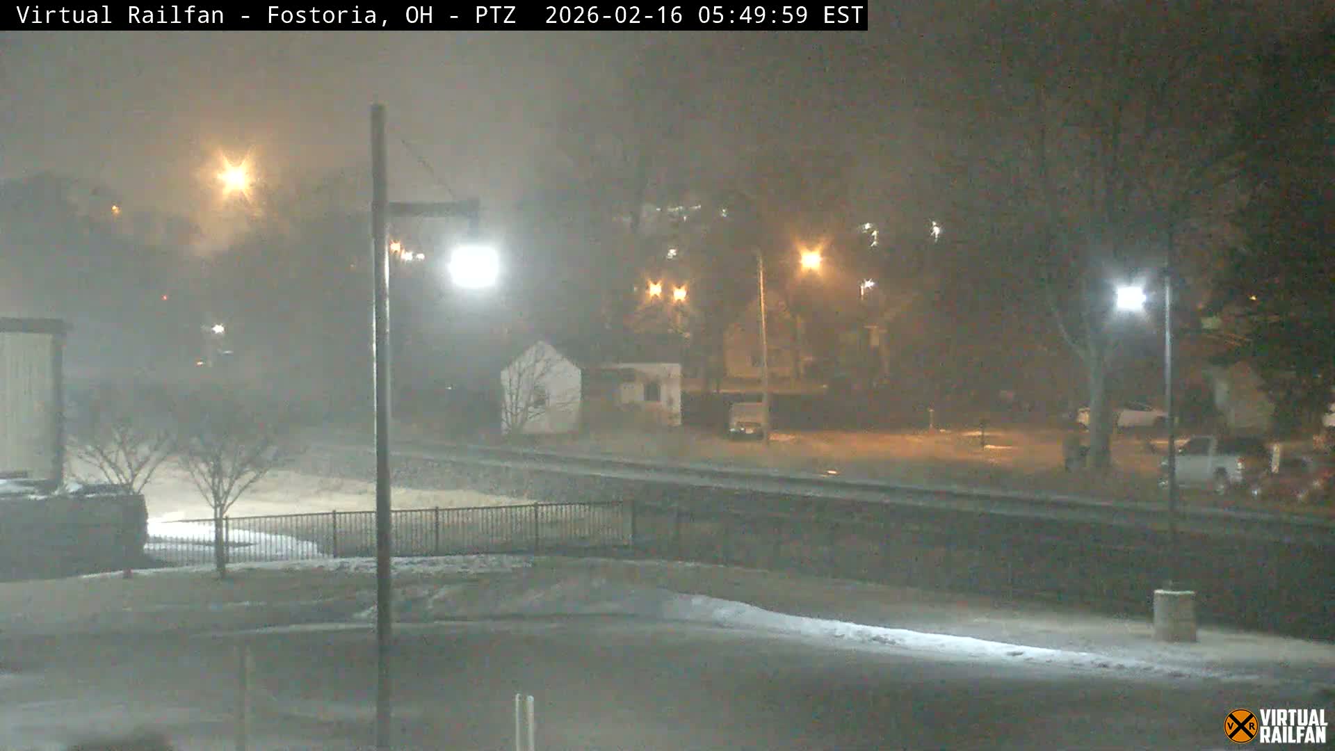 Fostoria Iron Triangle Railpark  & Railroad Crossing Live Cam -Fostoria , Seneca, Ohio, USA