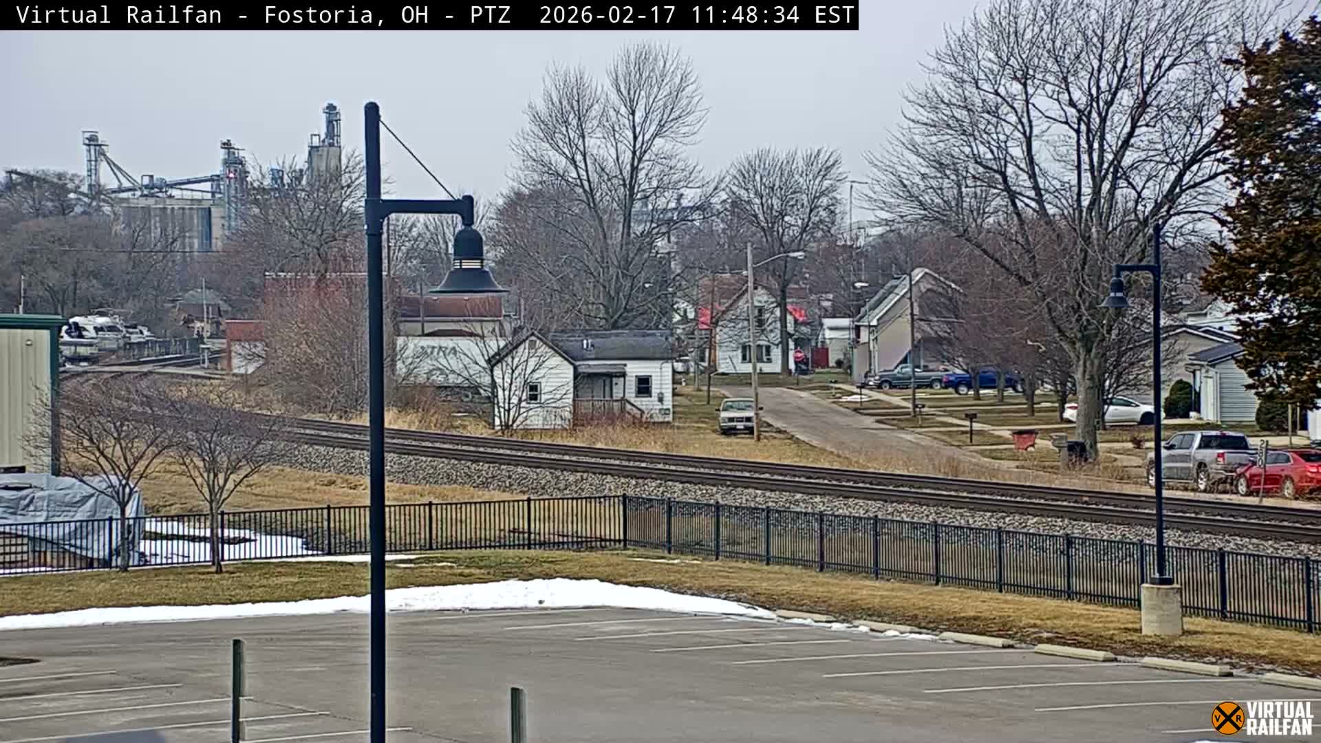 Fostoria Iron Triangle Railpark  & Railroad Crossing Live Cam -Fostoria , Seneca, Ohio, USA