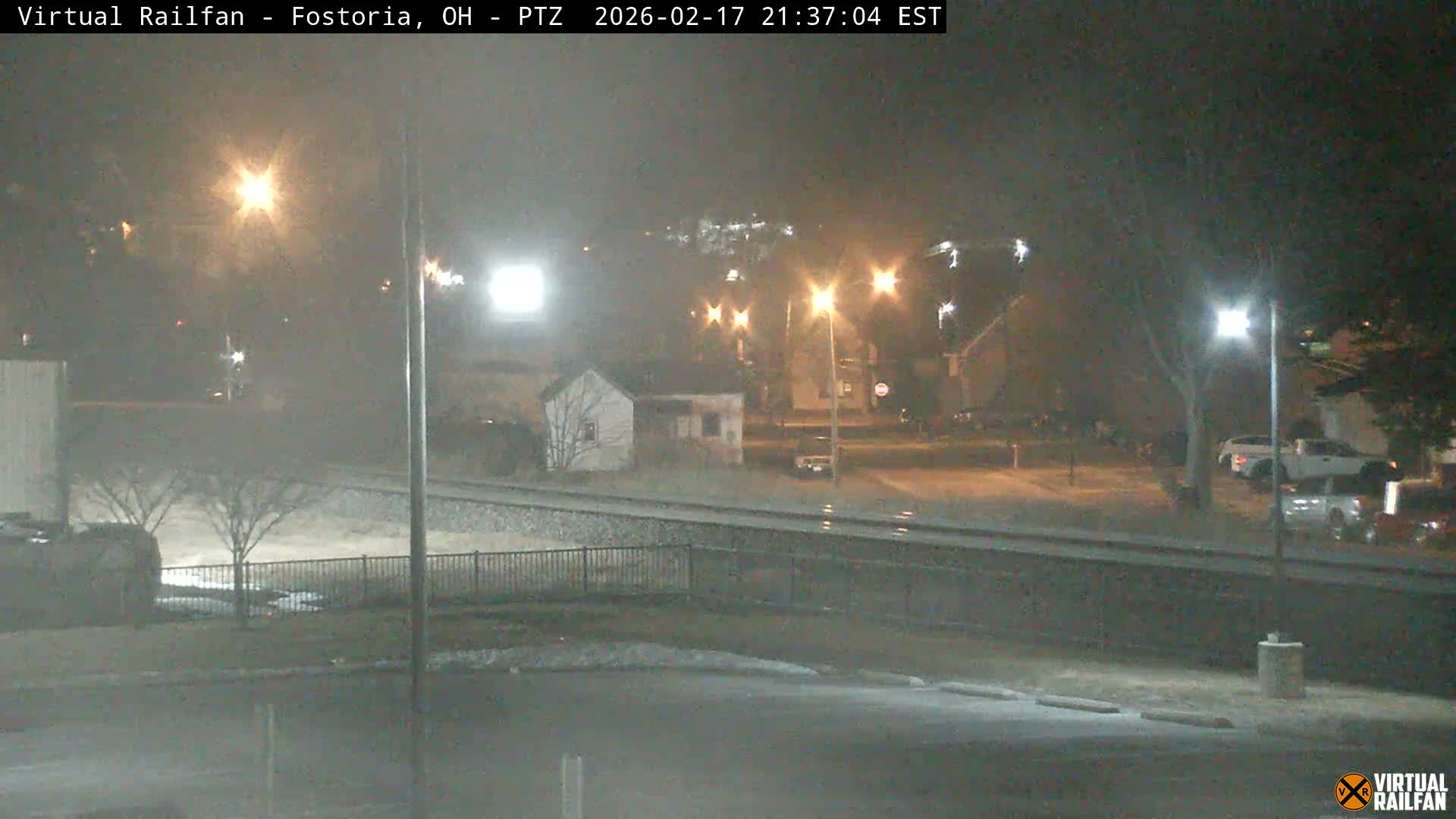 Fostoria Iron Triangle Railpark  & Railroad Crossing Live Cam -Fostoria , Seneca, Ohio, USA