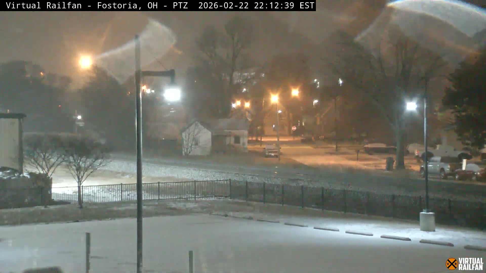 Fostoria Iron Triangle Railpark  & Railroad Crossing Live Cam -Fostoria , Seneca, Ohio, USA