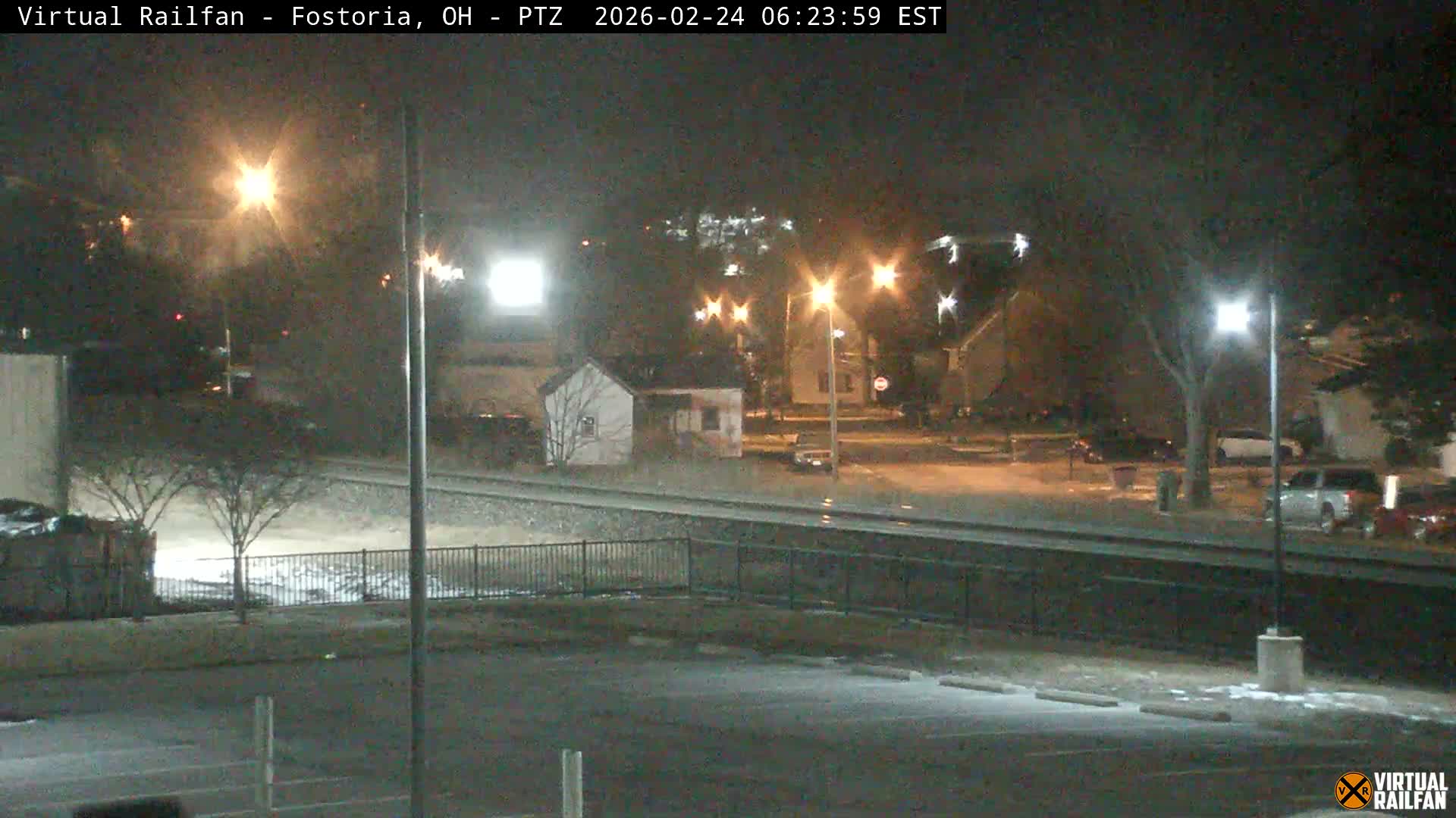 Fostoria Iron Triangle Railpark  & Railroad Crossing Live Cam -Fostoria , Seneca, Ohio, USA