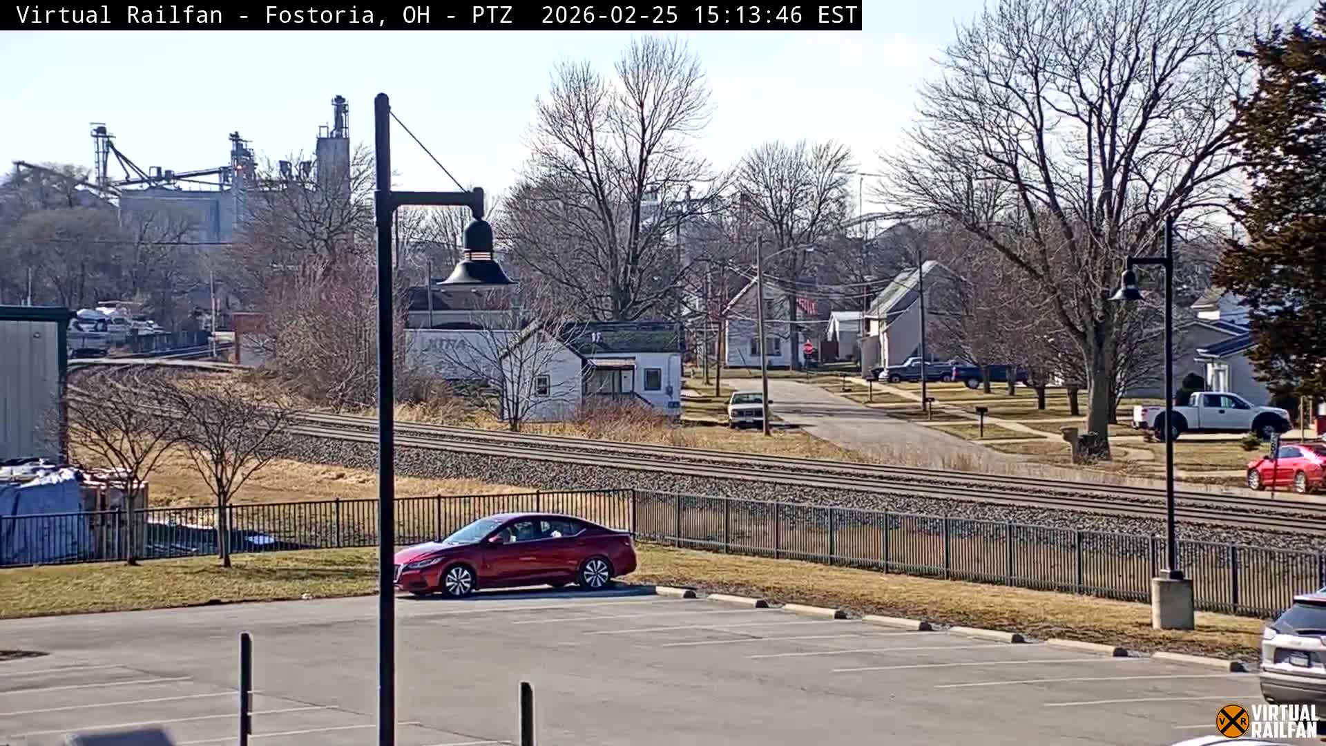 Fostoria Iron Triangle Railpark  & Railroad Crossing Live Cam -Fostoria , Seneca, Ohio, USA