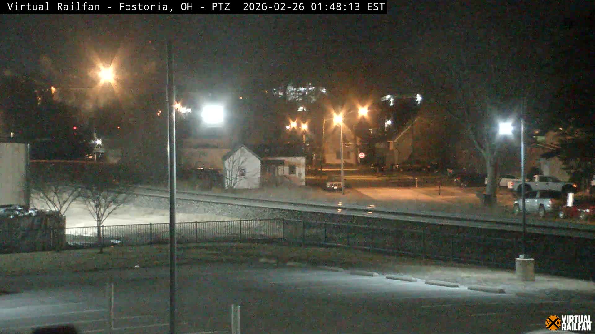 Fostoria Iron Triangle Railpark  & Railroad Crossing Live Cam -Fostoria , Seneca, Ohio, USA