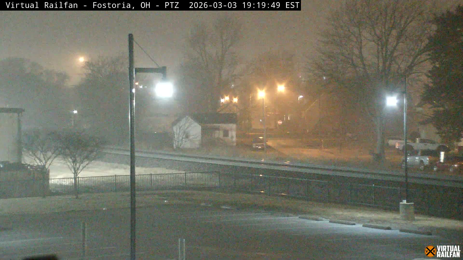 Fostoria Iron Triangle Railpark  & Railroad Crossing Live Cam -Fostoria , Seneca, Ohio, USA