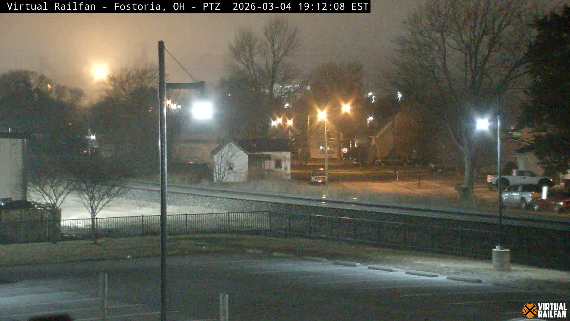 Fostoria Iron Triangle Railpark  & Railroad Crossing Live Cam -Fostoria , Seneca, Ohio, USA