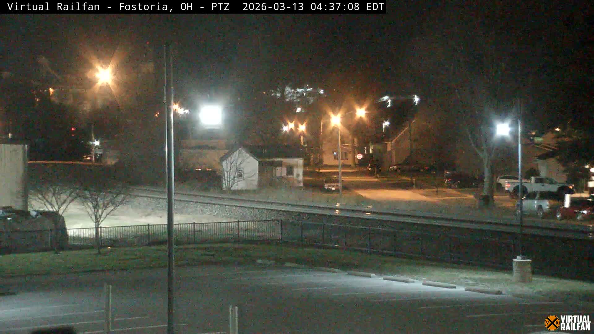 Fostoria Iron Triangle Railpark  & Railroad Crossing Live Cam -Fostoria , Seneca, Ohio, USA