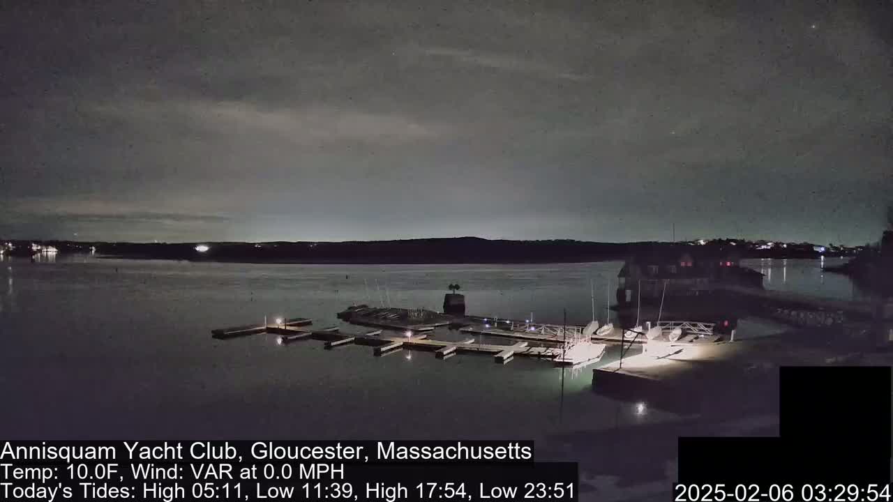 Annisquam Yacht Club Live Cam - Gloucester, Massachusetts, USA 