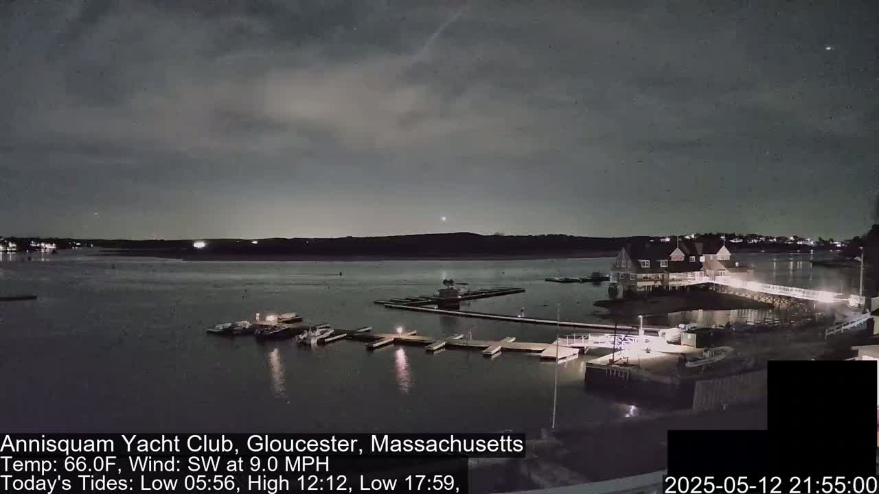 Annisquam Yacht Club Live Cam - Gloucester, Massachusetts, USA 