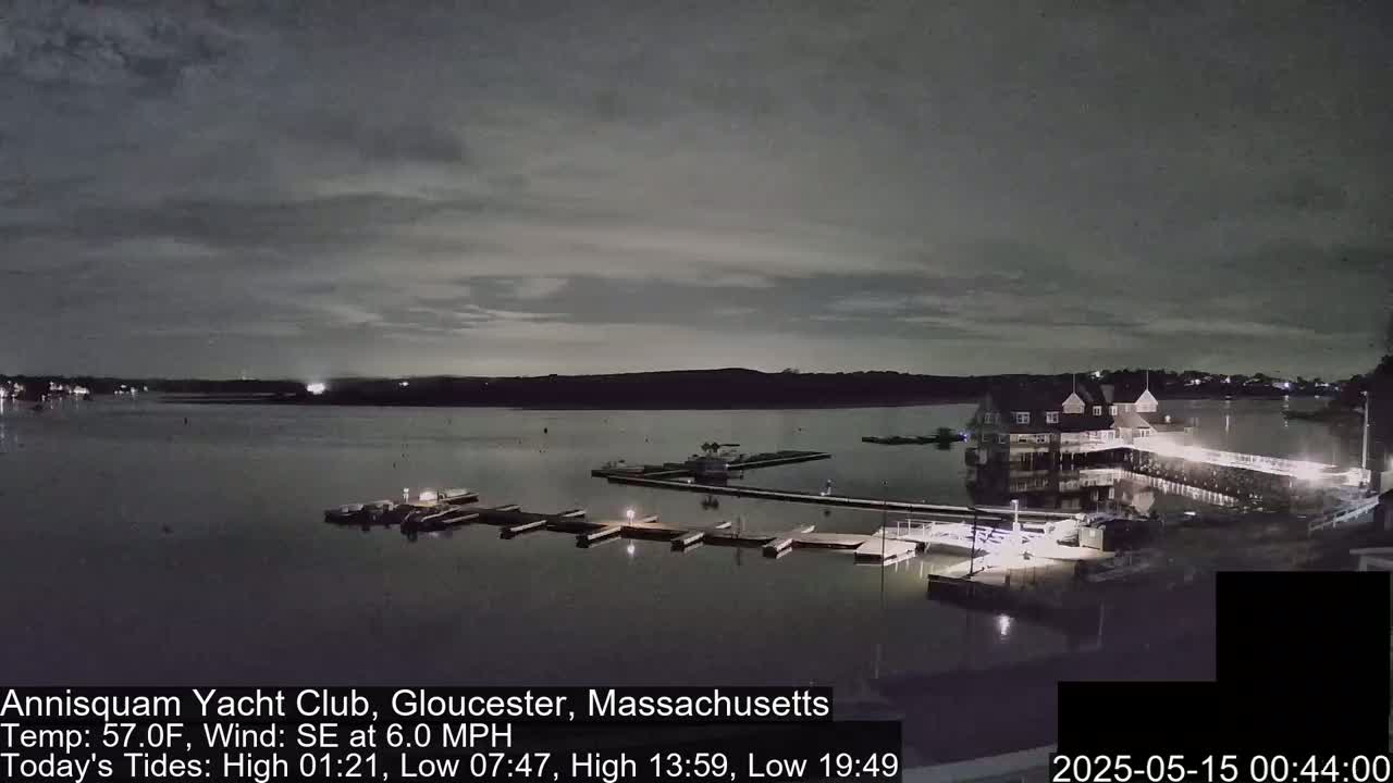 Annisquam Yacht Club Live Cam - Gloucester, Massachusetts, USA 