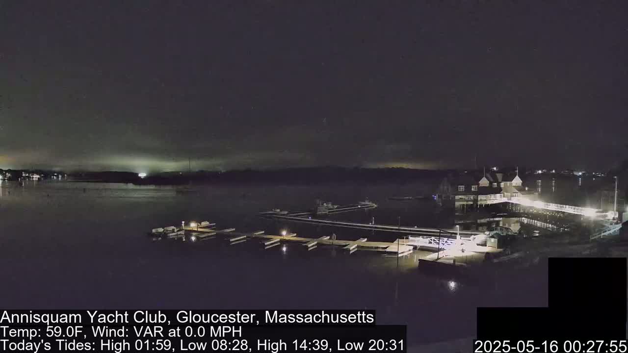 Annisquam Yacht Club Live Cam - Gloucester, Massachusetts, USA 