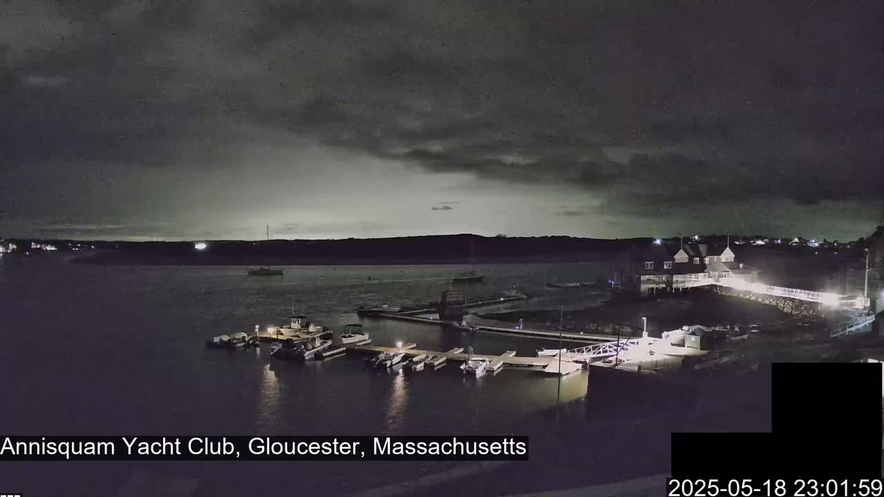 Annisquam Yacht Club Live Cam - Gloucester, Massachusetts, USA 