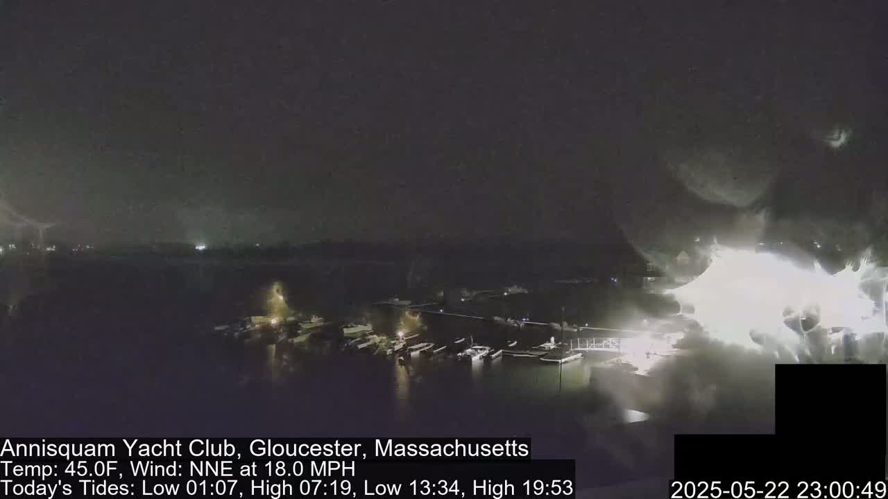 Annisquam Yacht Club Live Cam - Gloucester, Massachusetts, USA 