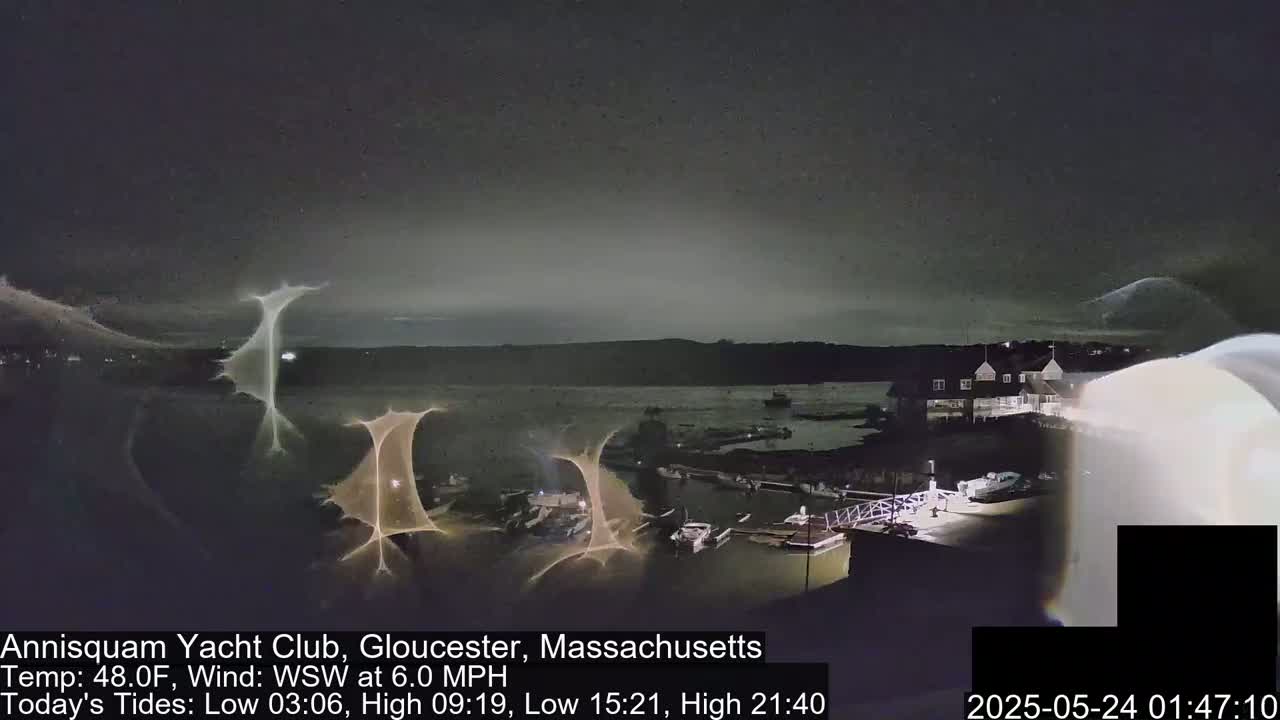 Annisquam Yacht Club Live Cam - Gloucester, Massachusetts, USA 