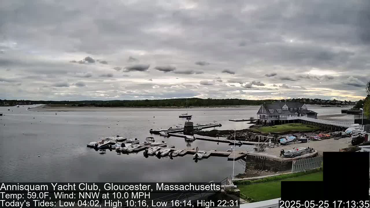 Annisquam Yacht Club Live Cam - Gloucester, Massachusetts, USA 