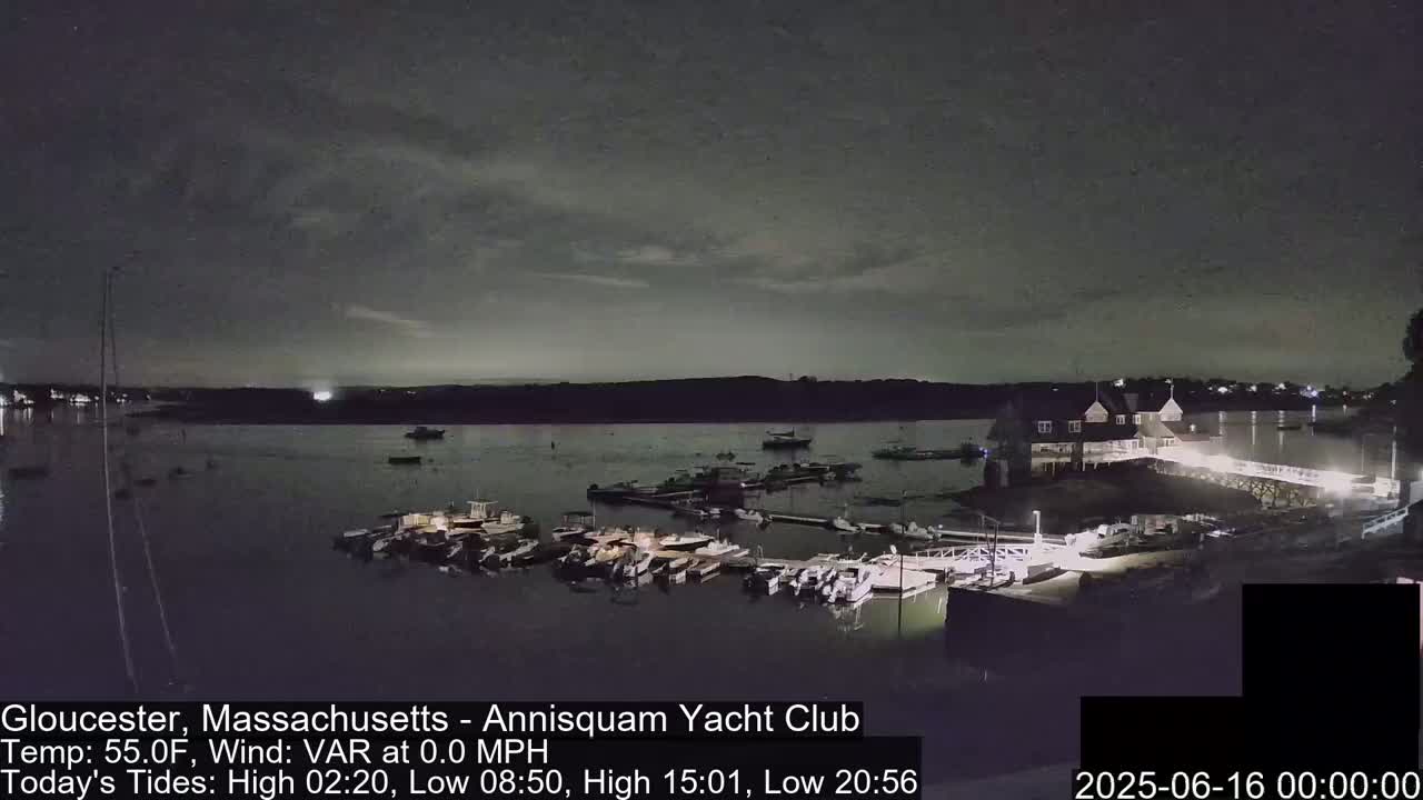 Annisquam Yacht Club Live Cam - Gloucester, Massachusetts, USA 