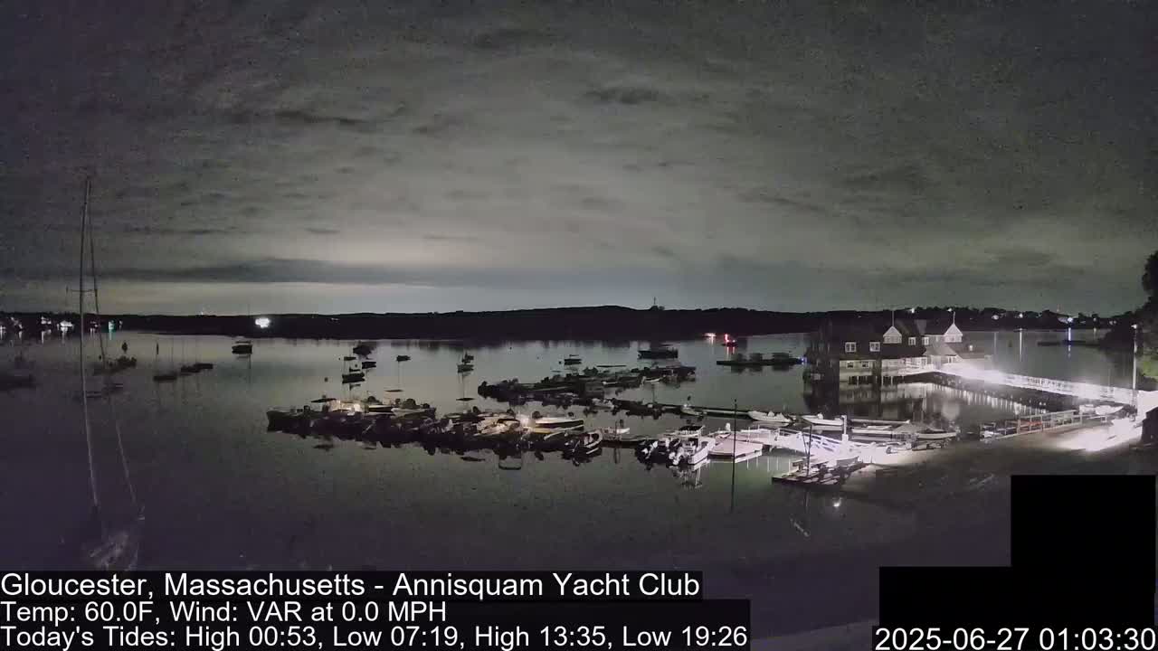Annisquam Yacht Club Live Cam - Gloucester, Massachusetts, USA 