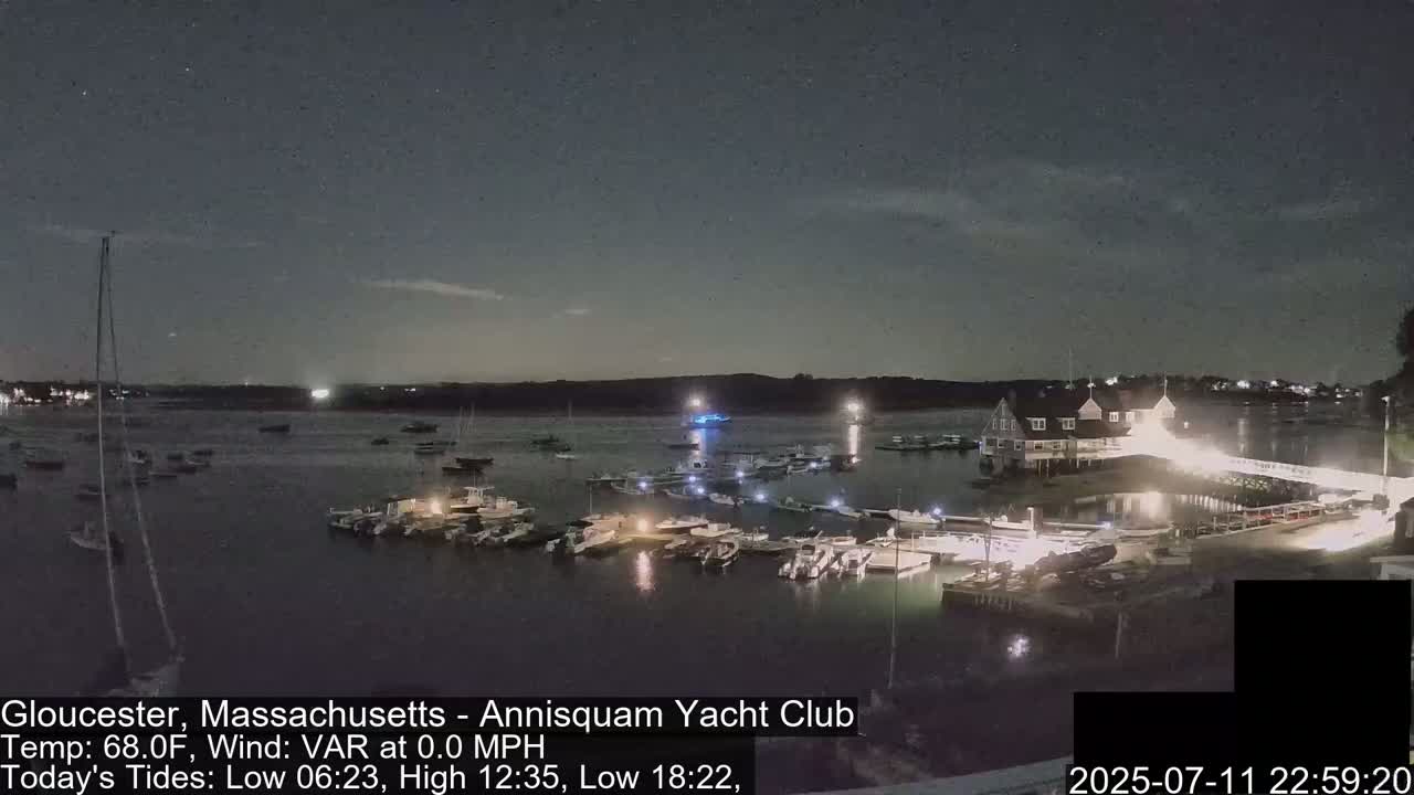 Annisquam Yacht Club Live Cam - Gloucester, Massachusetts, USA 