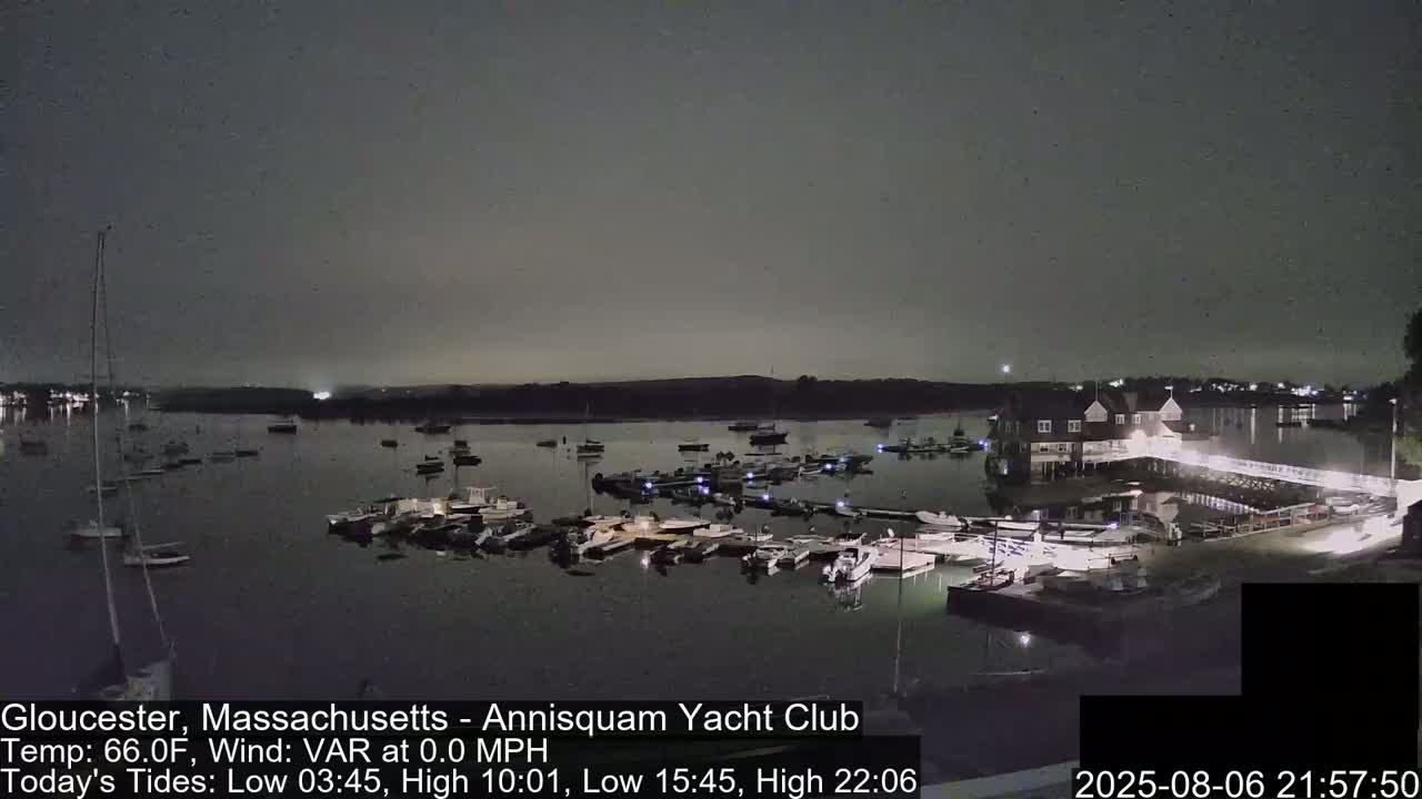 Annisquam Yacht Club Live Cam - Gloucester, Massachusetts, USA
