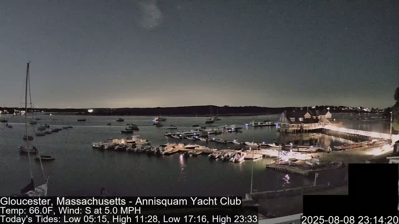Annisquam Yacht Club Live Cam - Gloucester, Massachusetts, USA 