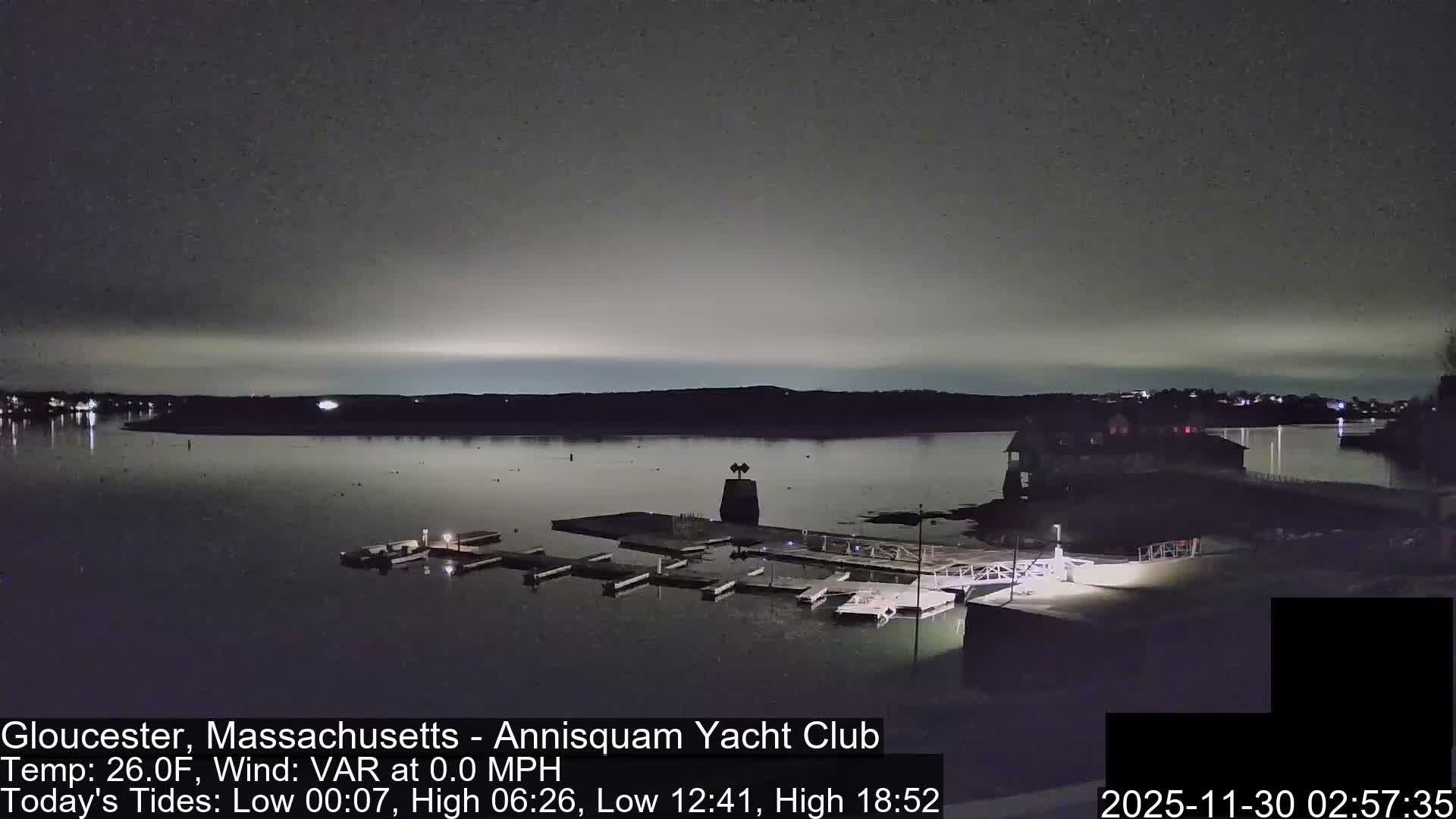 Annisquam Yacht Club Live Cam - Gloucester, Massachusetts, USA 