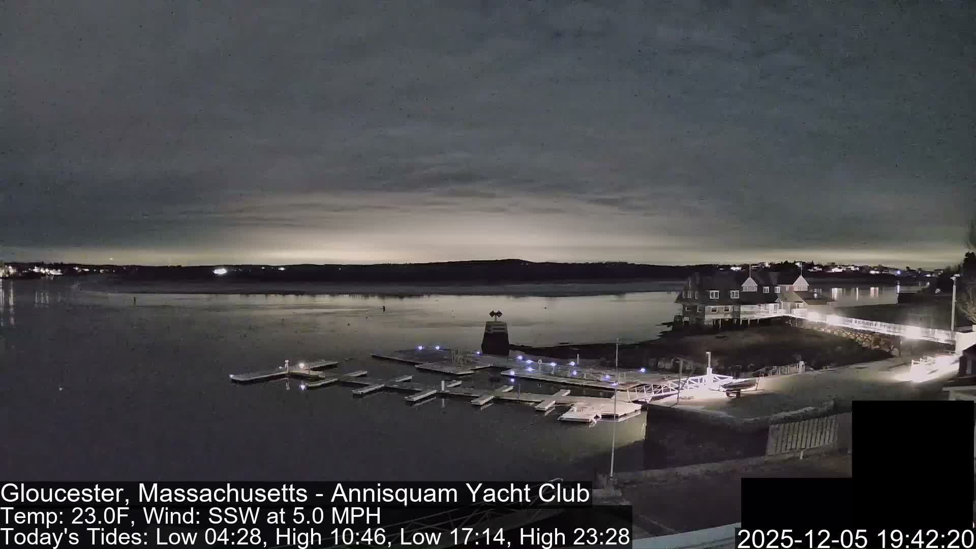 Annisquam Yacht Club Live Cam - Gloucester, Massachusetts, USA 