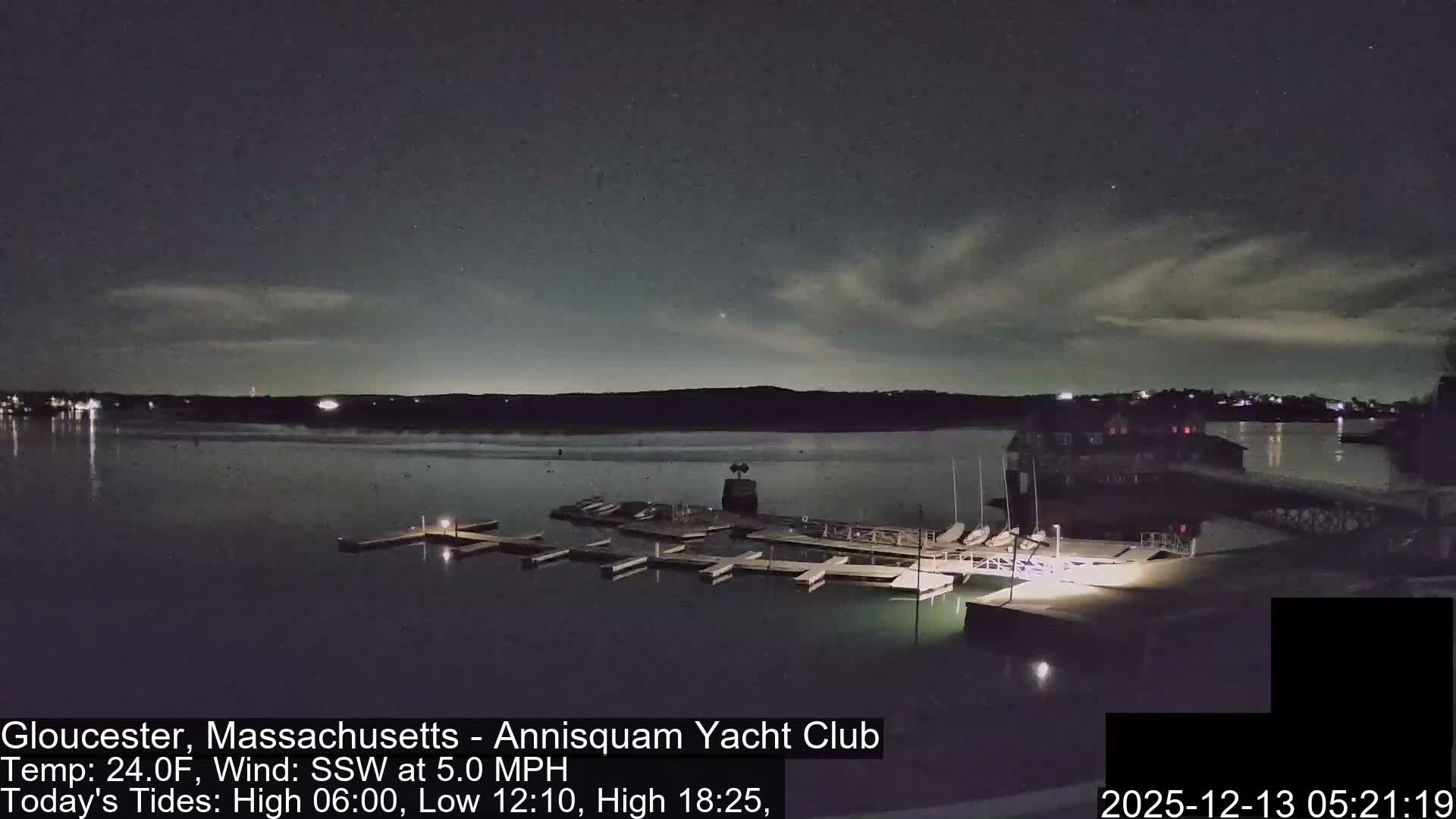 Annisquam Yacht Club Live Cam - Gloucester, Massachusetts, USA 