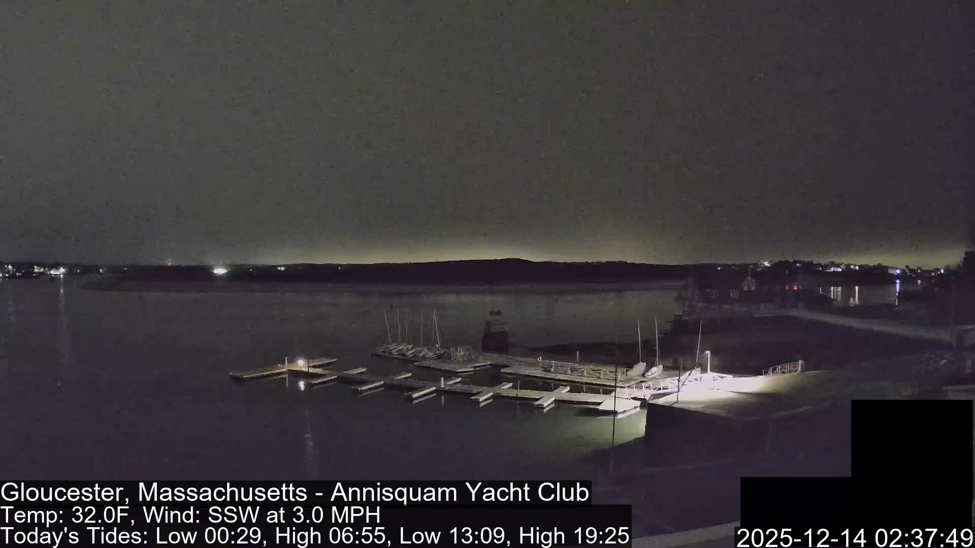 Annisquam Yacht Club Live Cam - Gloucester, Massachusetts, USA 