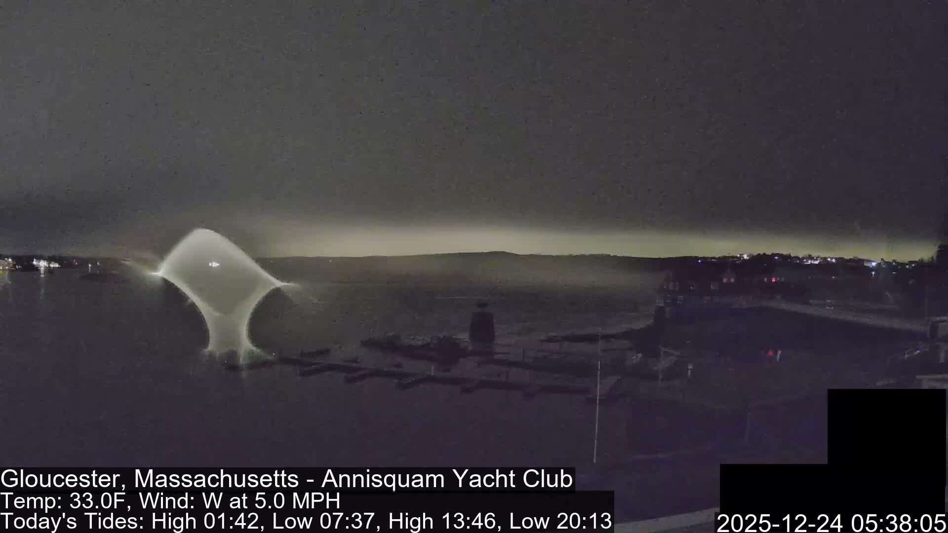 Annisquam Yacht Club Live Cam - Gloucester, Massachusetts, USA 