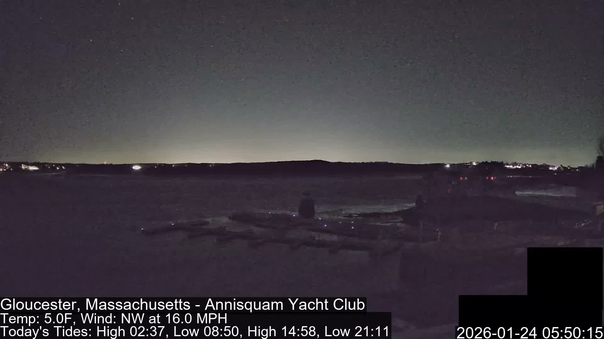 Annisquam Yacht Club Live Cam - Gloucester, Massachusetts, USA 