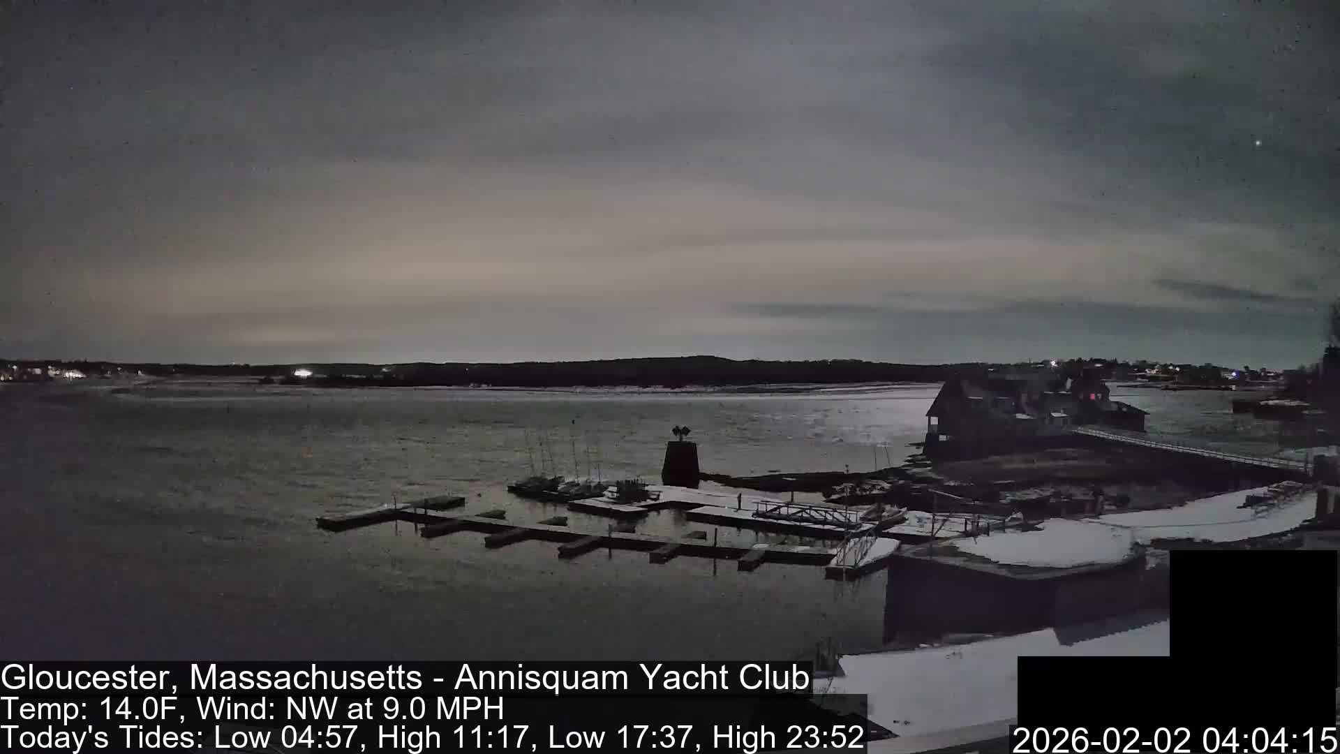 Annisquam Yacht Club Live Cam - Gloucester, Massachusetts, USA 