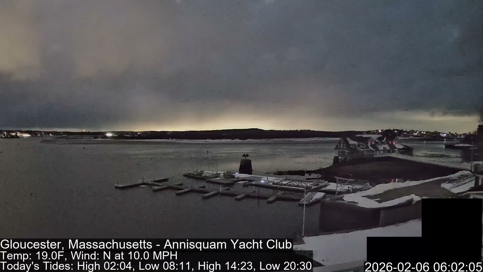 Annisquam Yacht Club Live Cam - Gloucester, Massachusetts, USA 