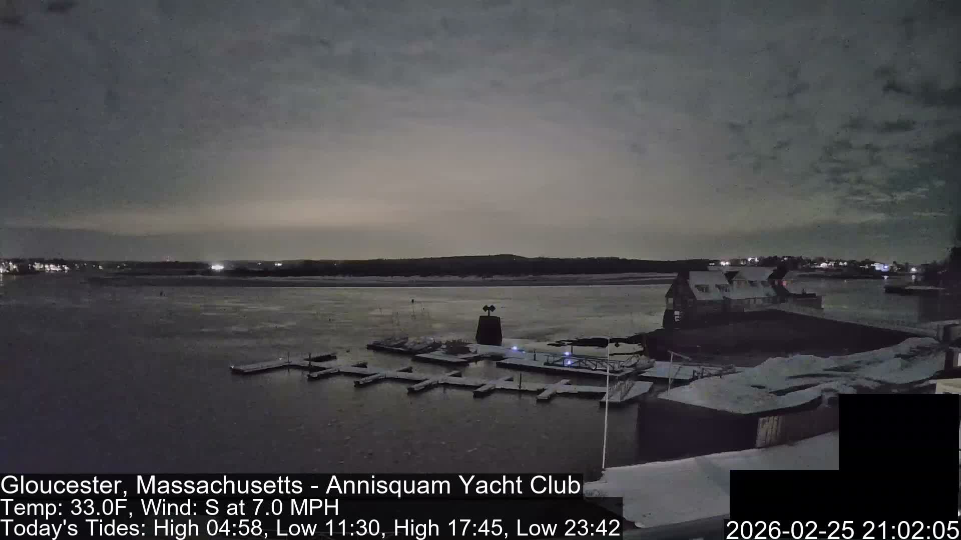 Annisquam Yacht Club Live Cam - Gloucester, Massachusetts, USA 