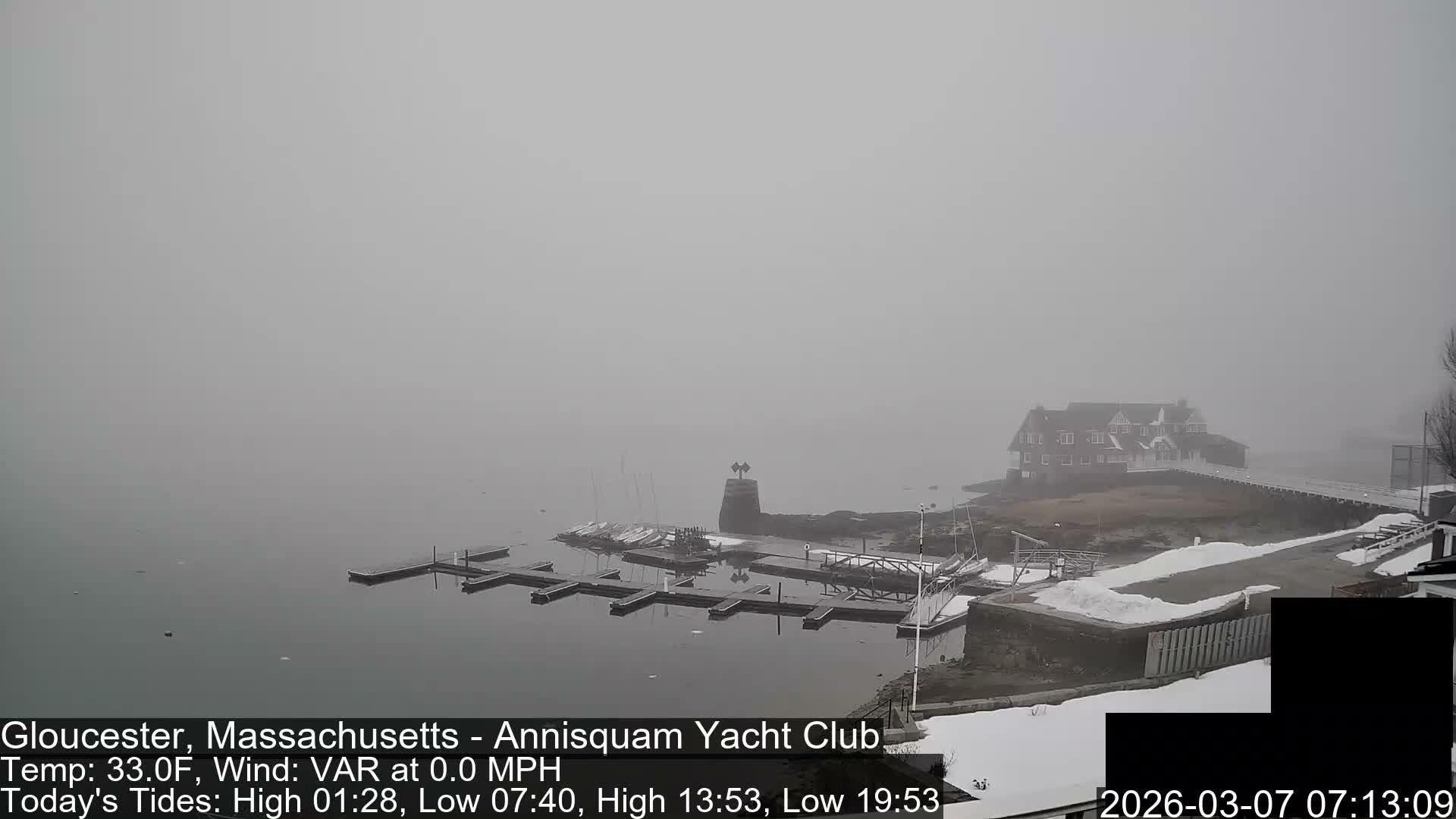 Annisquam Yacht Club Live Cam - Gloucester, Massachusetts, USA 