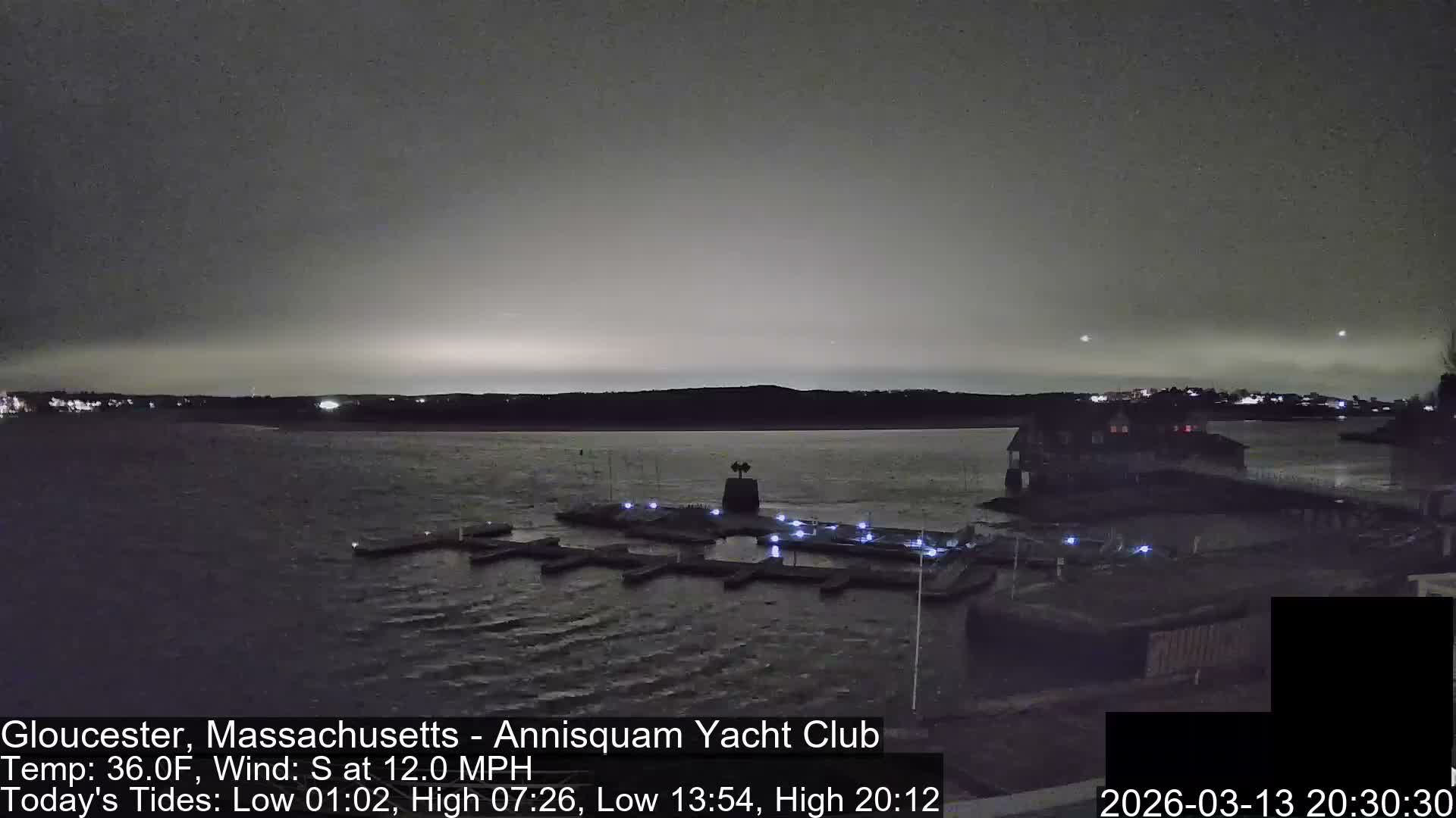 Annisquam Yacht Club Live Cam - Gloucester, Massachusetts, USA 
