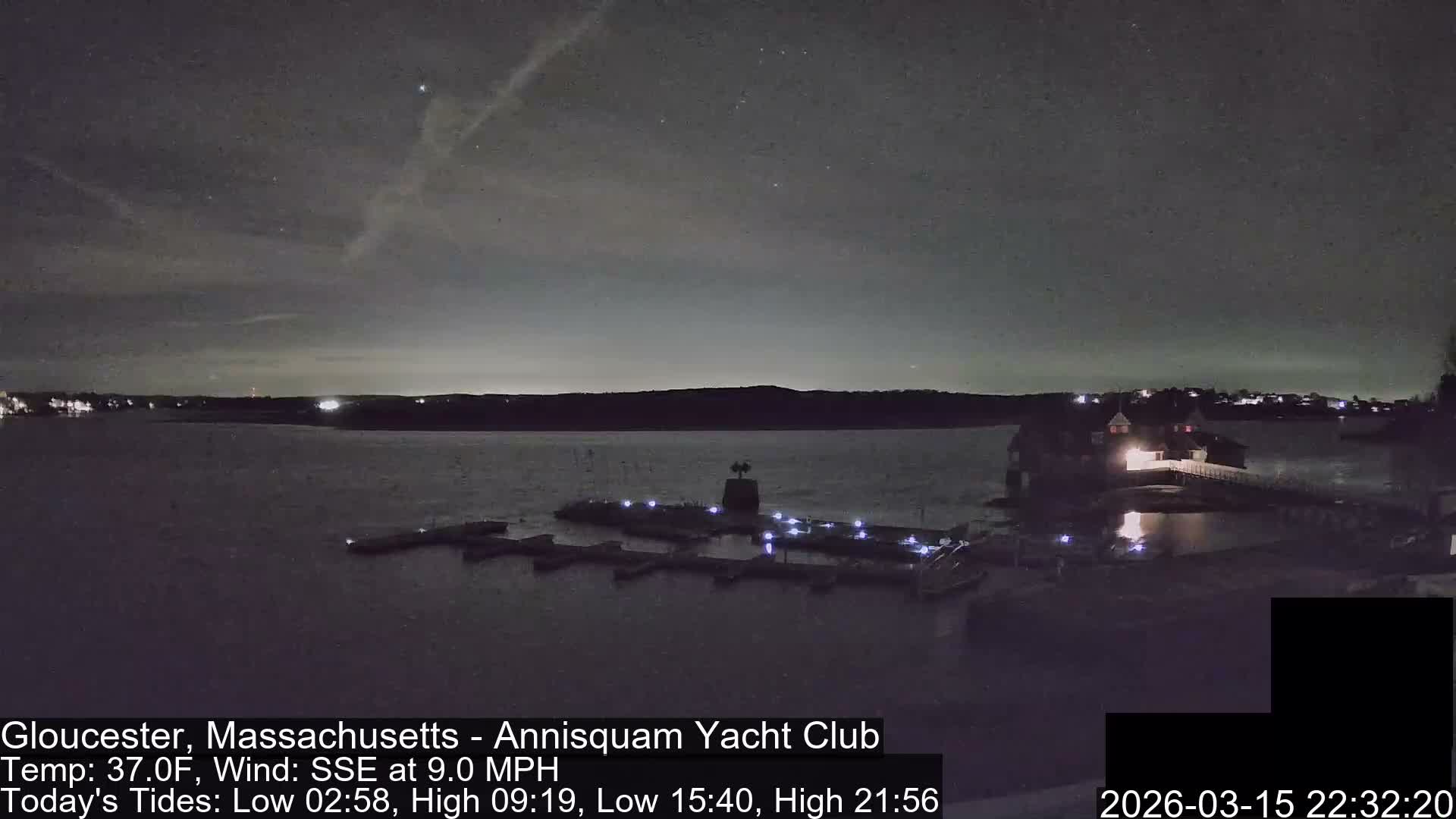 Annisquam Yacht Club Live Cam - Gloucester, Massachusetts, USA 