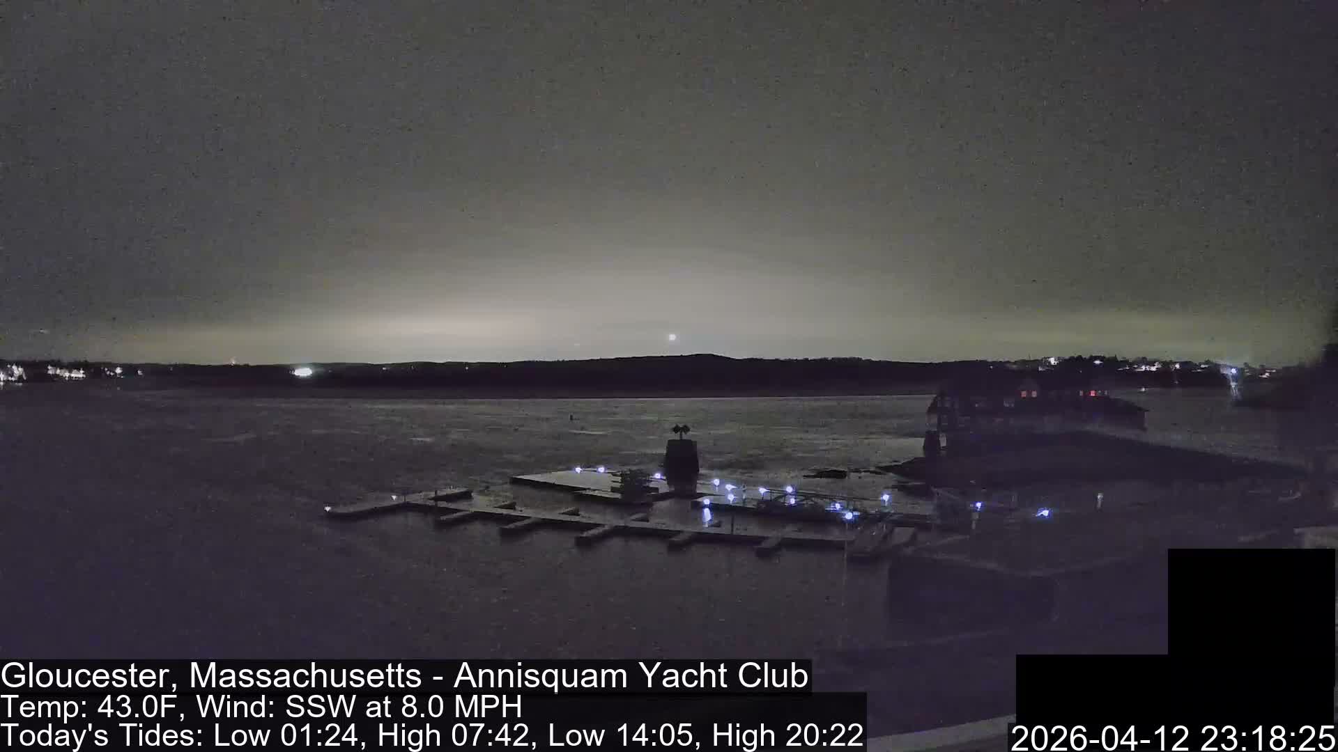 Annisquam Yacht Club Live Cam - Gloucester, Massachusetts, USA 