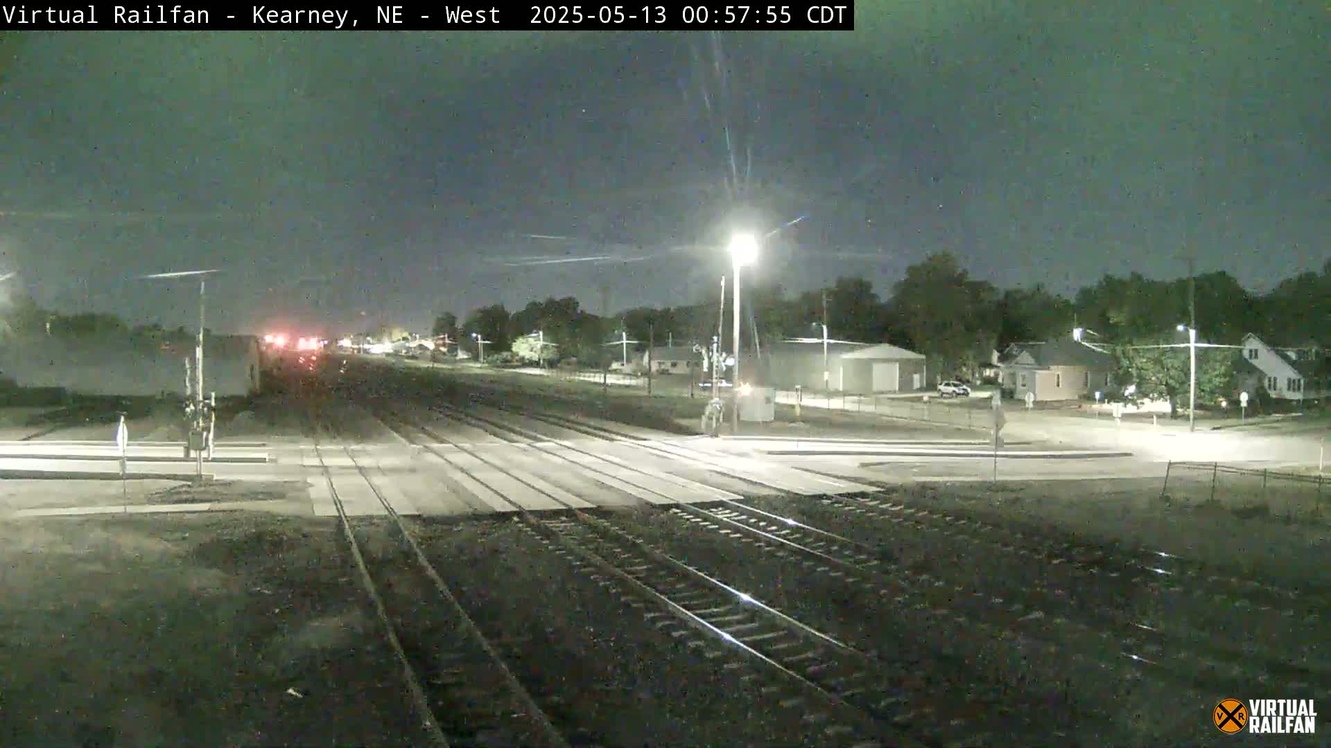 Kearney Union Pacific Railroad Crossing Live Cam - Kearney, Buffalo, Nebraska, USA