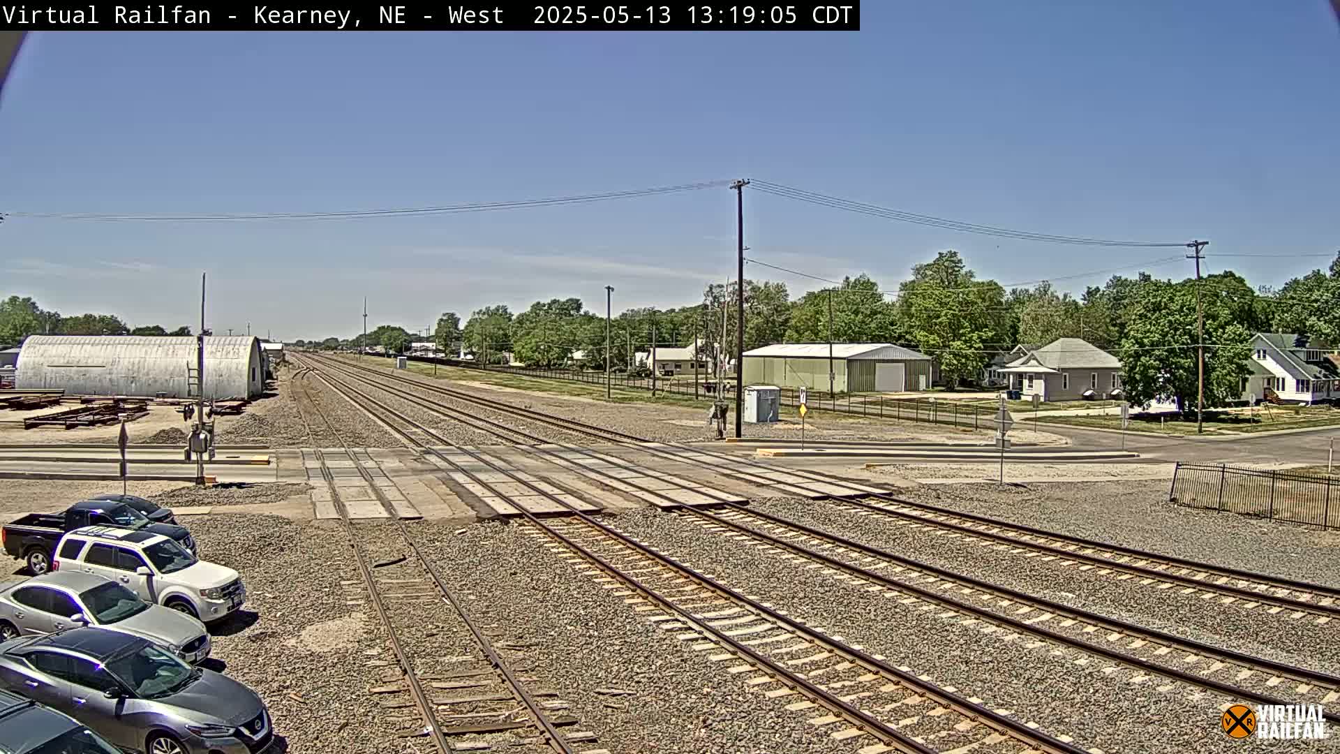 Kearney Union Pacific Railroad Crossing Live Cam - Kearney, Buffalo, Nebraska, USA