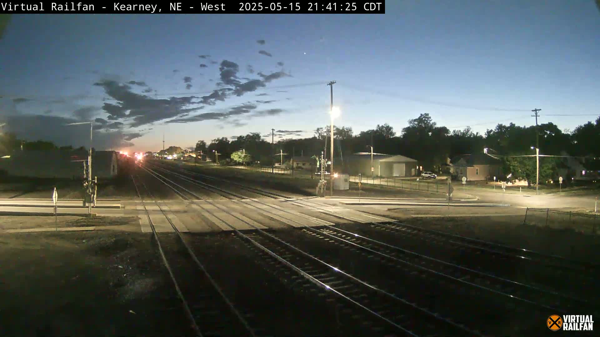 Kearney Union Pacific Railroad Crossing Live Cam - Kearney, Buffalo, Nebraska, USA