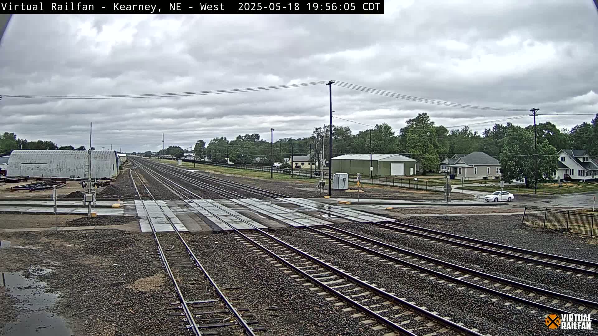 Kearney Union Pacific Railroad Crossing Live Cam - Kearney, Buffalo, Nebraska, USA