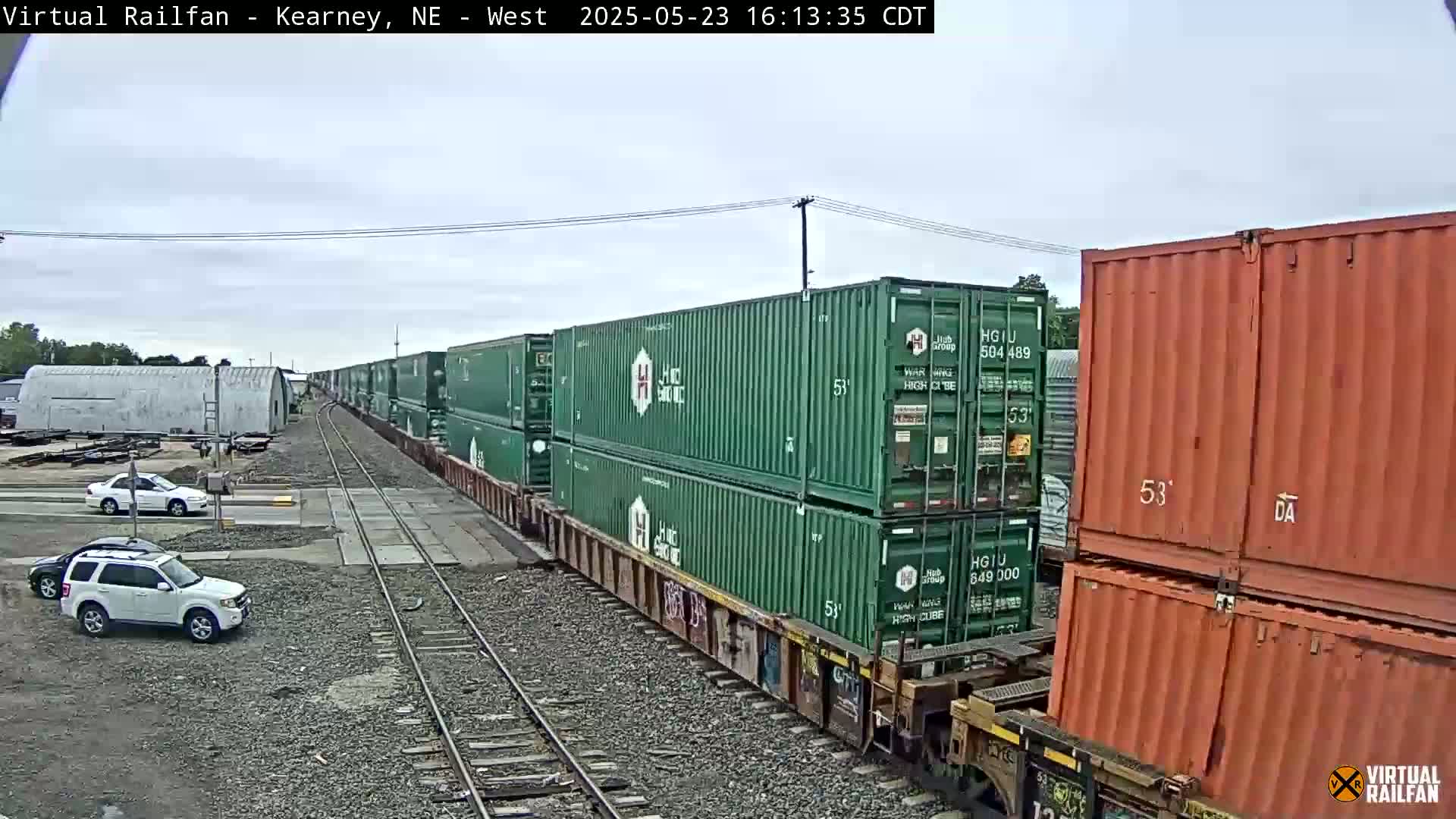 Kearney Union Pacific Railroad Crossing Live Cam - Kearney, Buffalo, Nebraska, USA